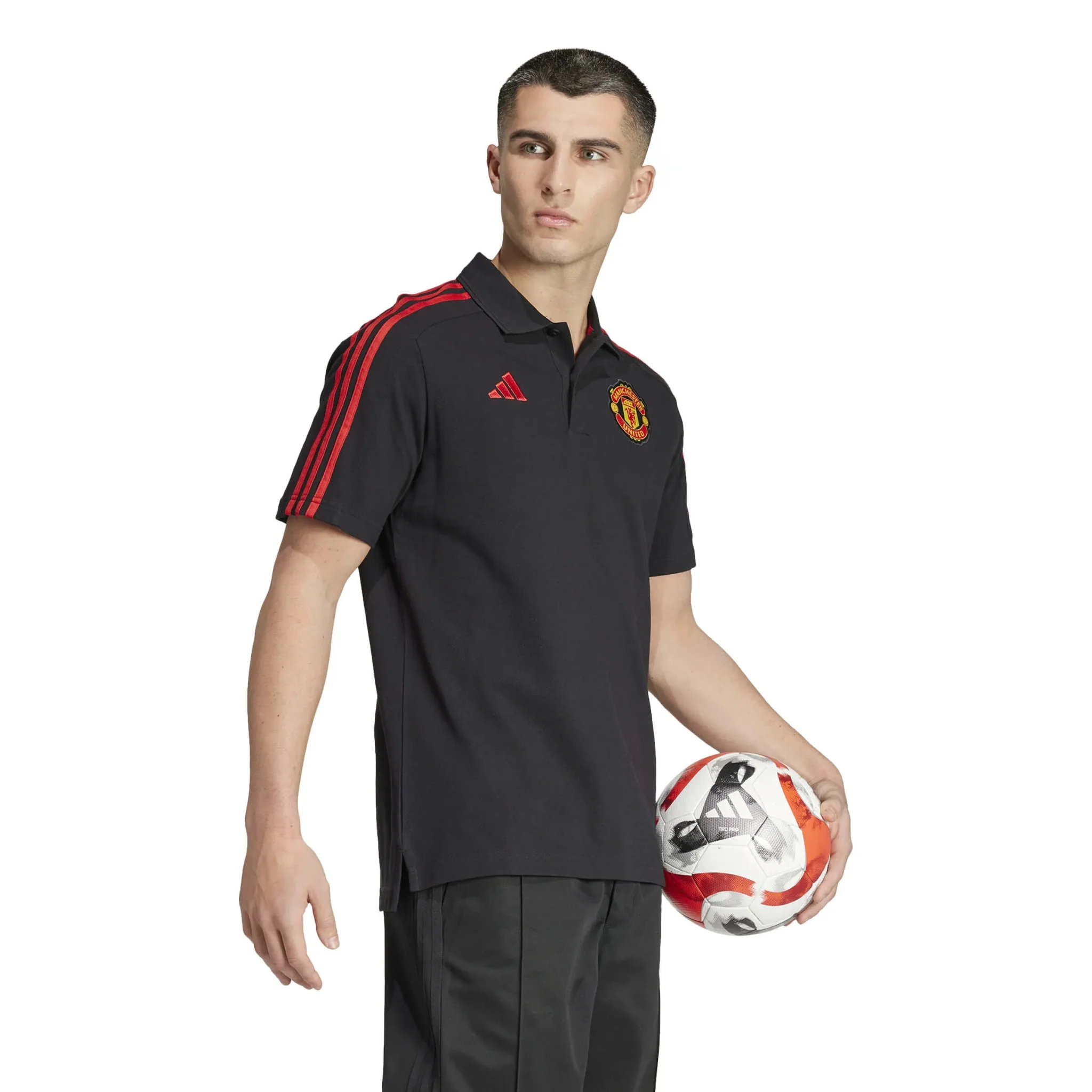 adidas 2024-25 Manchester United Men's DNA Polo - Image 3