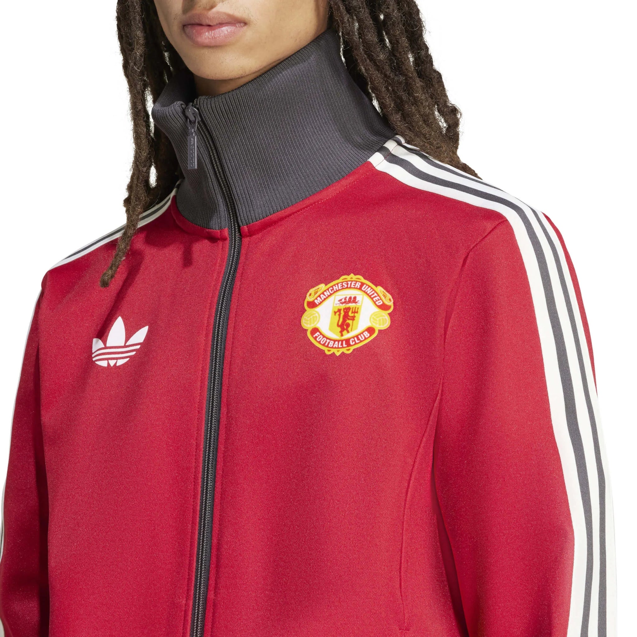 adidas 2024-25 Manchester United Men's Originals Track Top - Image 5