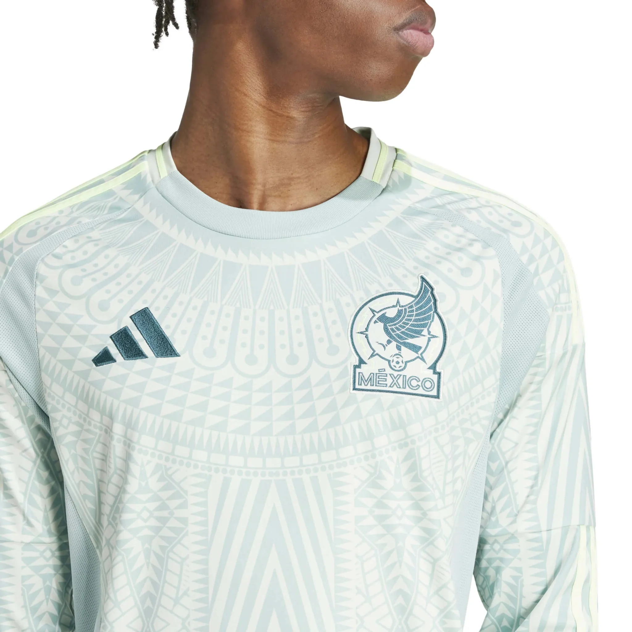 adidas 2024-25 Mexico Men's Stadium Away Long-Sleeve Jersey - Image 6
