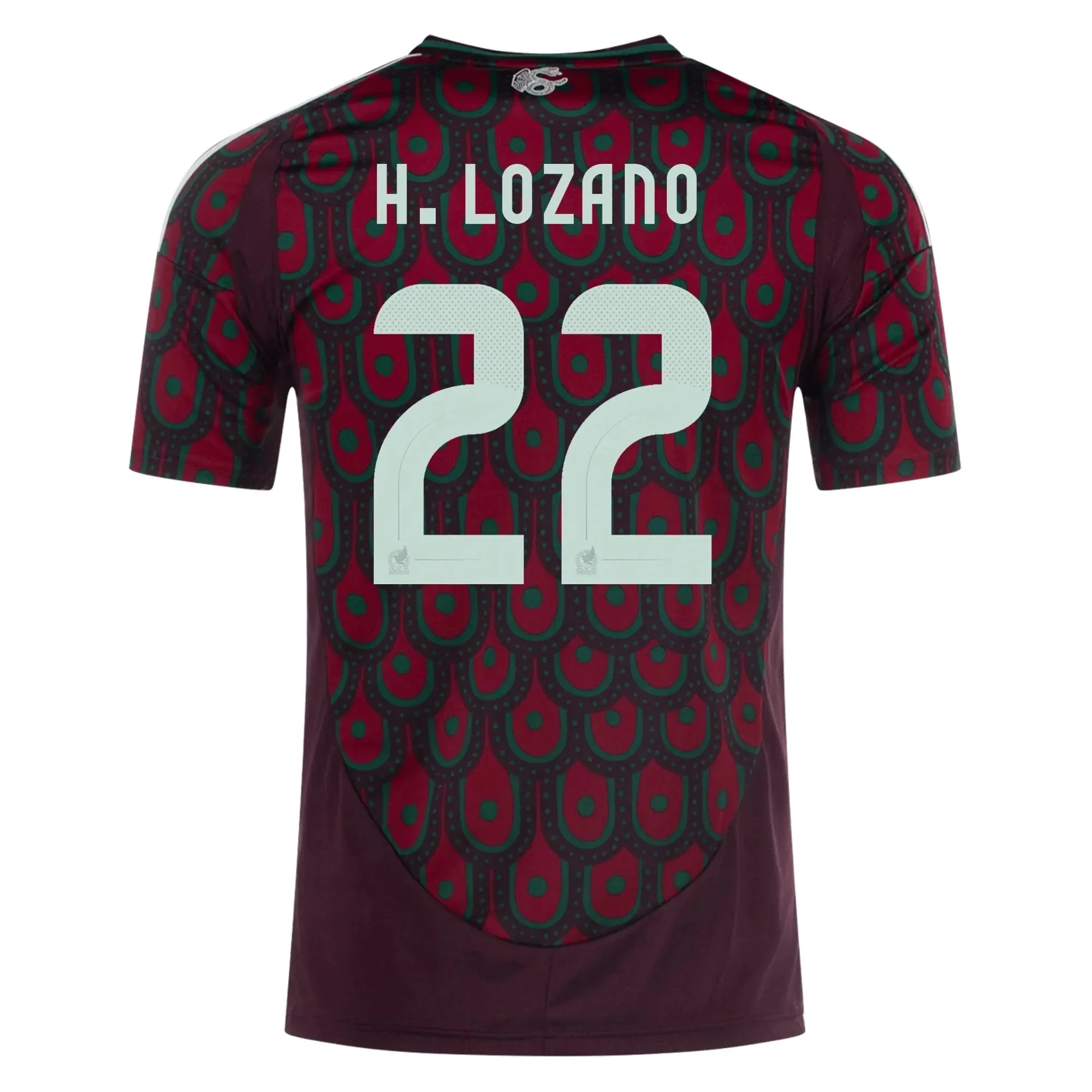 adidas 2024-25 Mexico Men's Stadium Home Jersey - Image 5