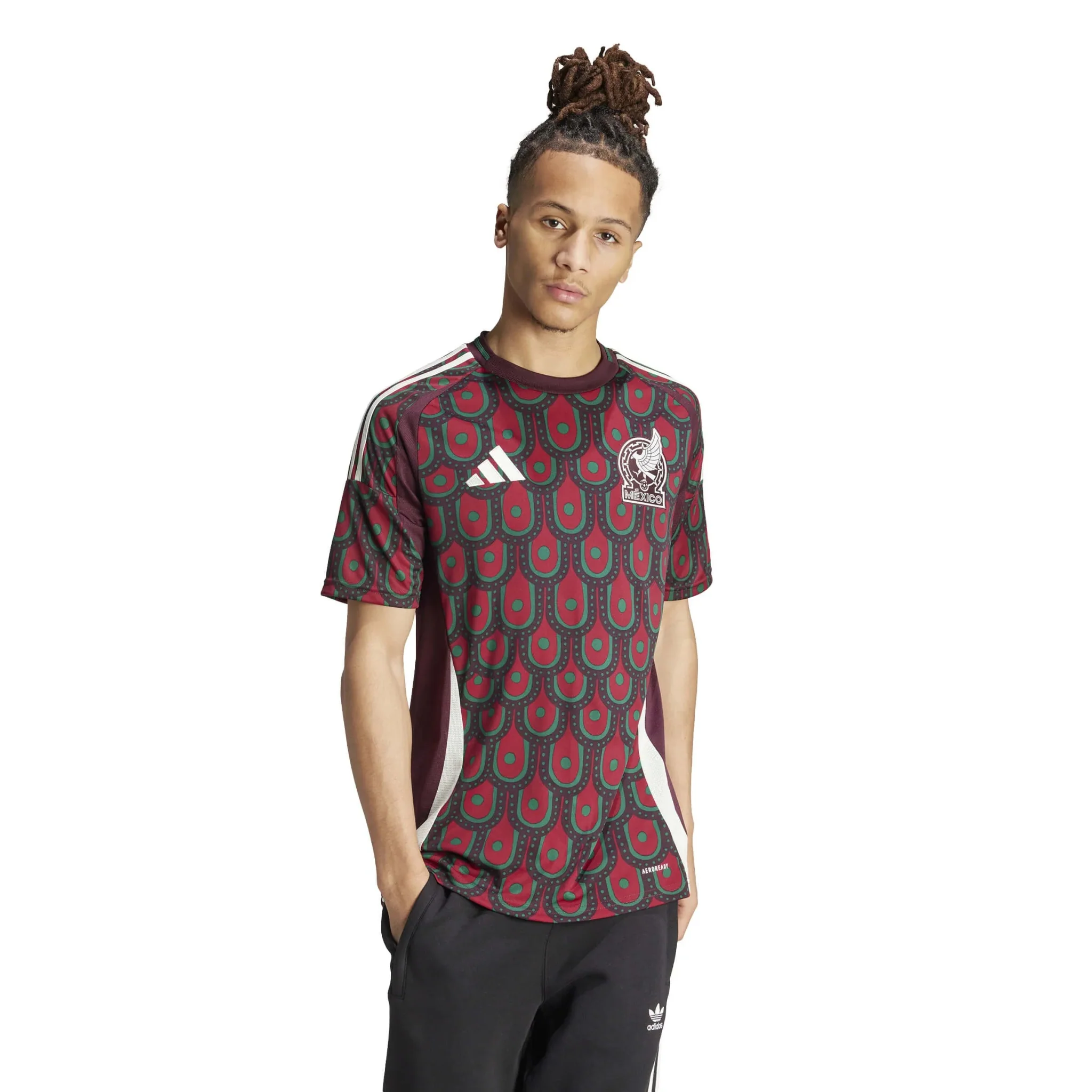 adidas 2024-25 Mexico Men's Stadium Home Jersey - Image 8