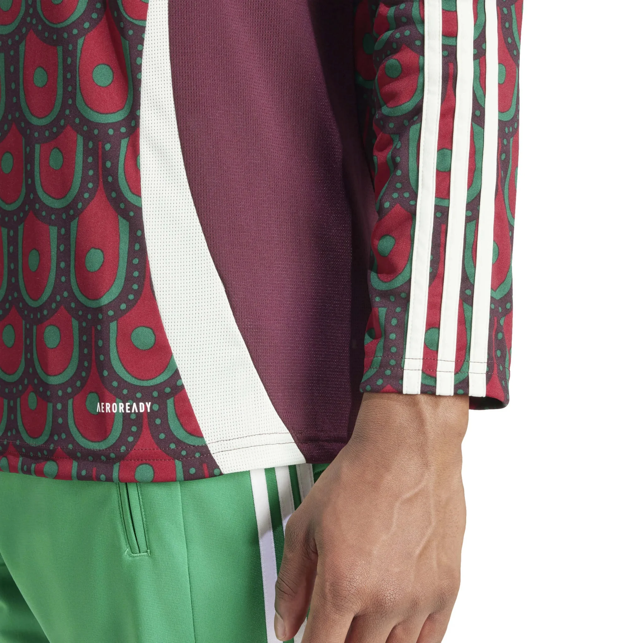 adidas 2024-25 Mexico Men's Stadium Home Long-Sleeve Jersey - Image 7