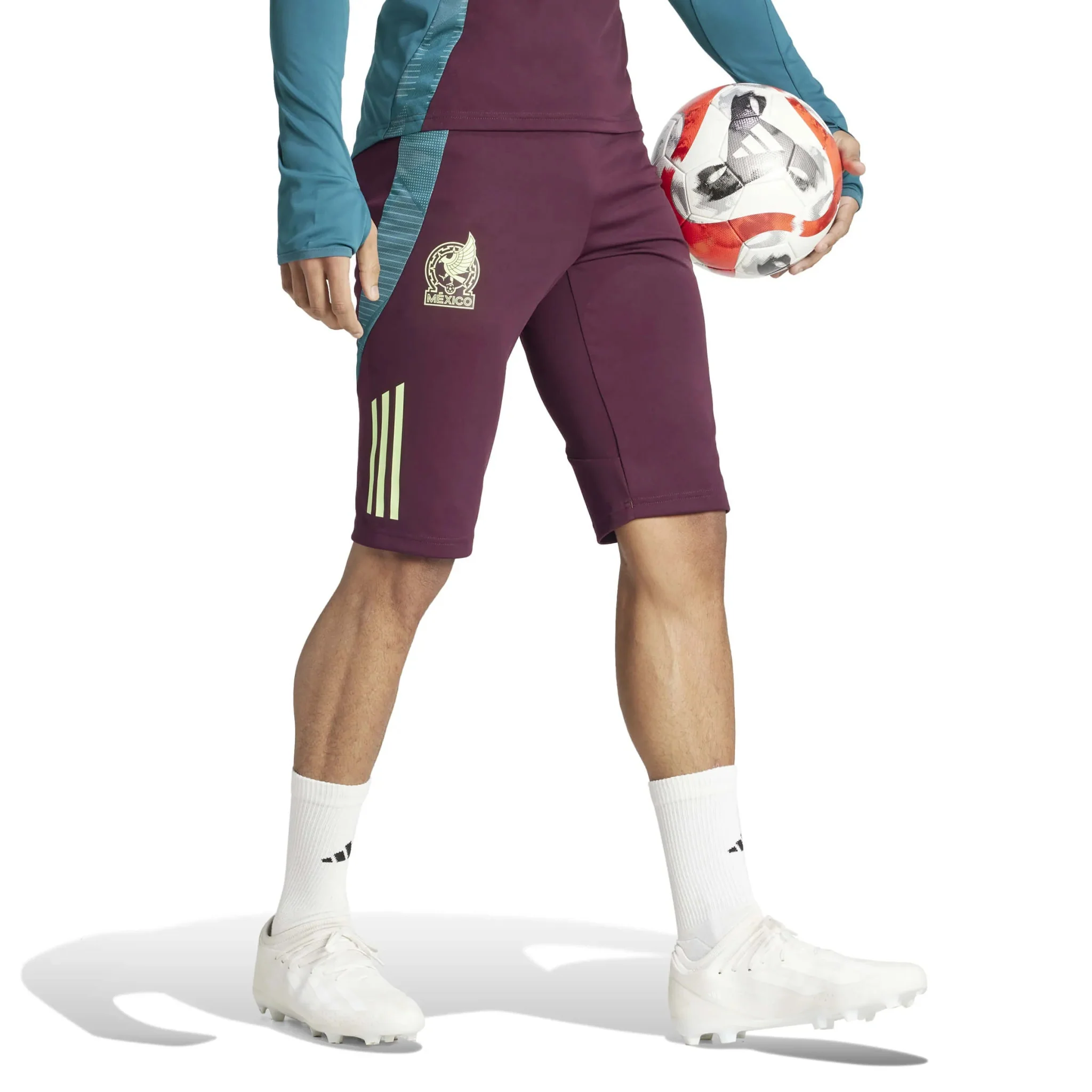 adidas 2024-25 Mexico Men's Tiro 24 Competition 1/2 Pants - Image 3