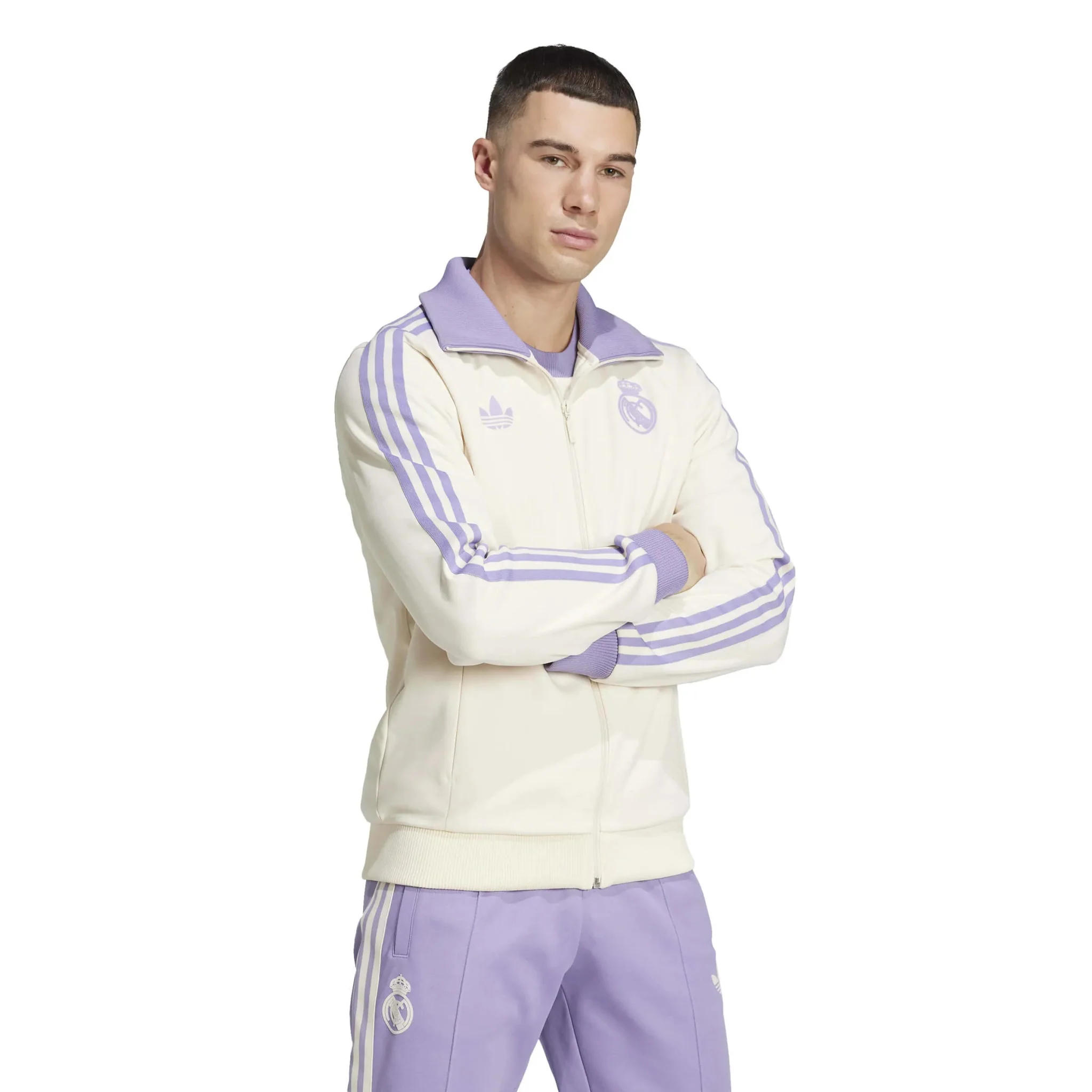 adidas 2024-25 Real Madrid Men's Originals Track Top - Image 3