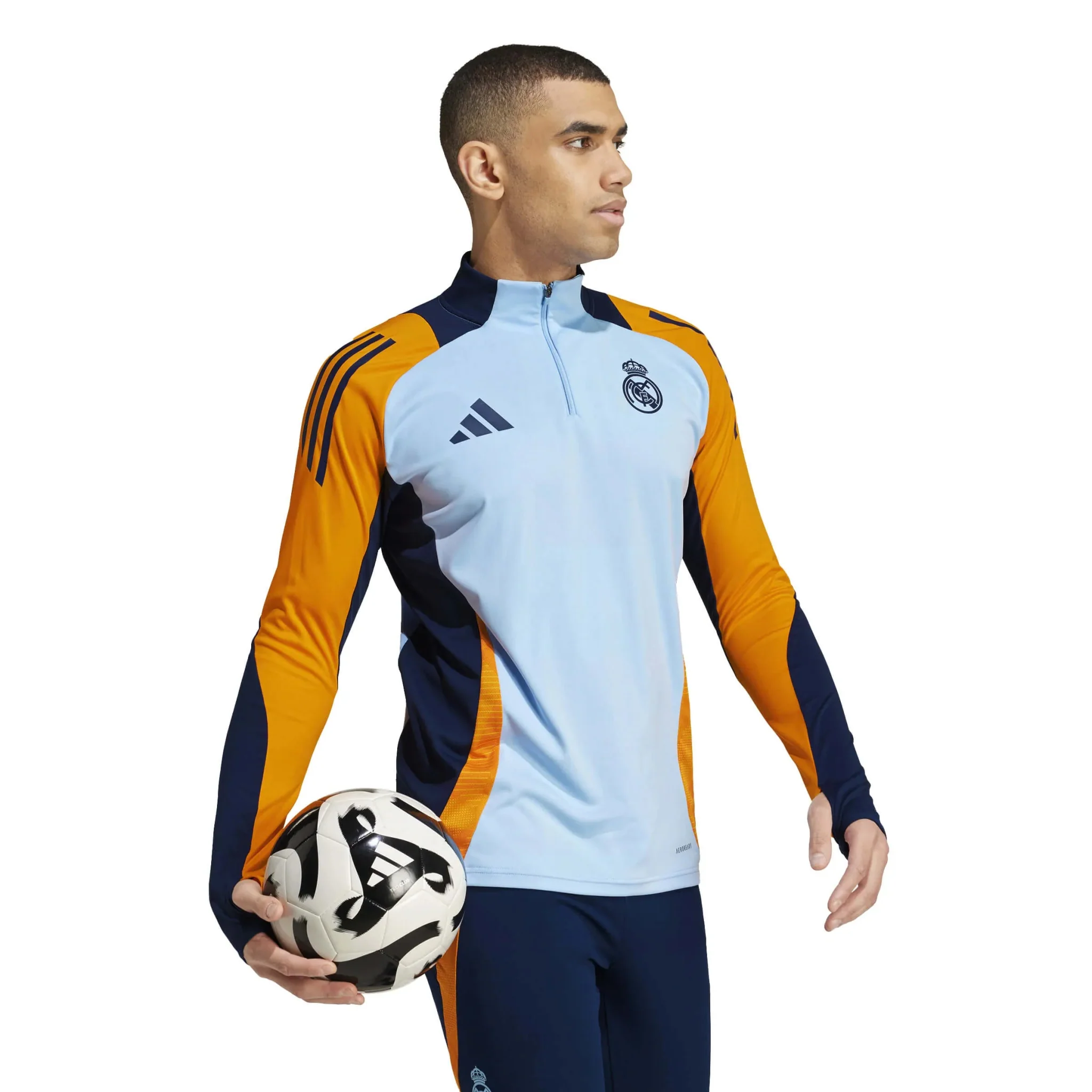 adidas 2024-25 Real Madrid Men's Training Top - Image 2