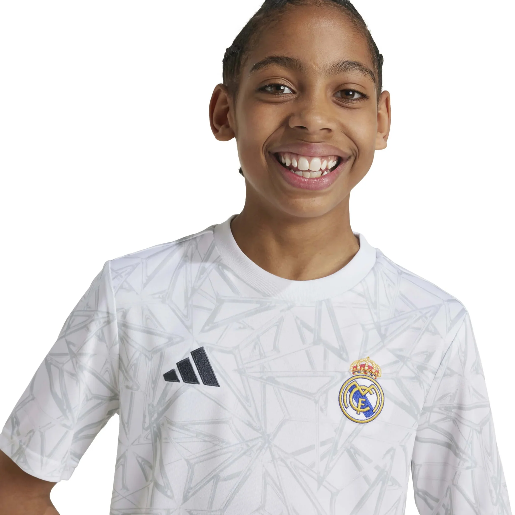 adidas 2024-25 Real Madrid Youth Pre-Match Jersey - Image 5