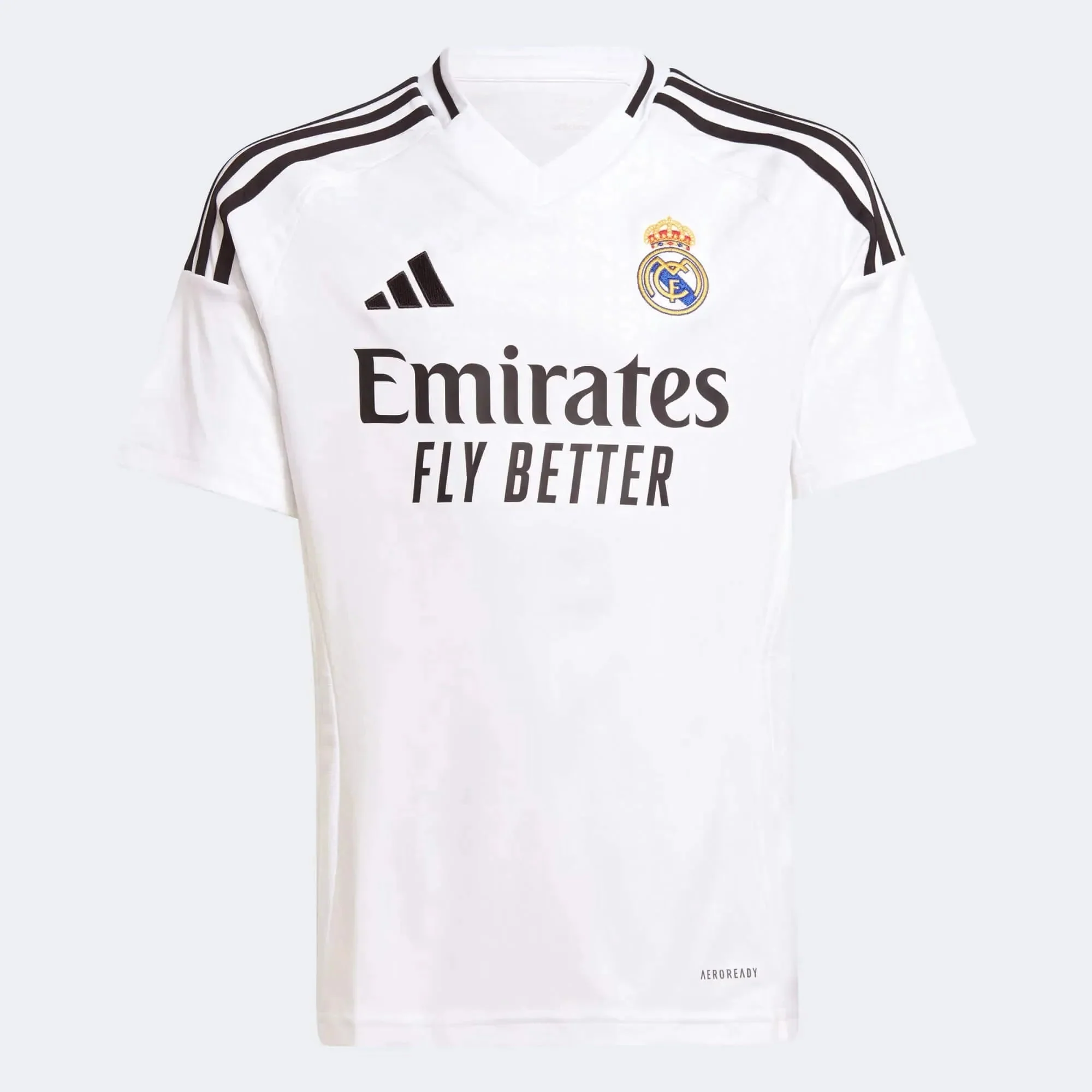 adidas 2024-25 Real Madrid Youth Stadium Home Jersey