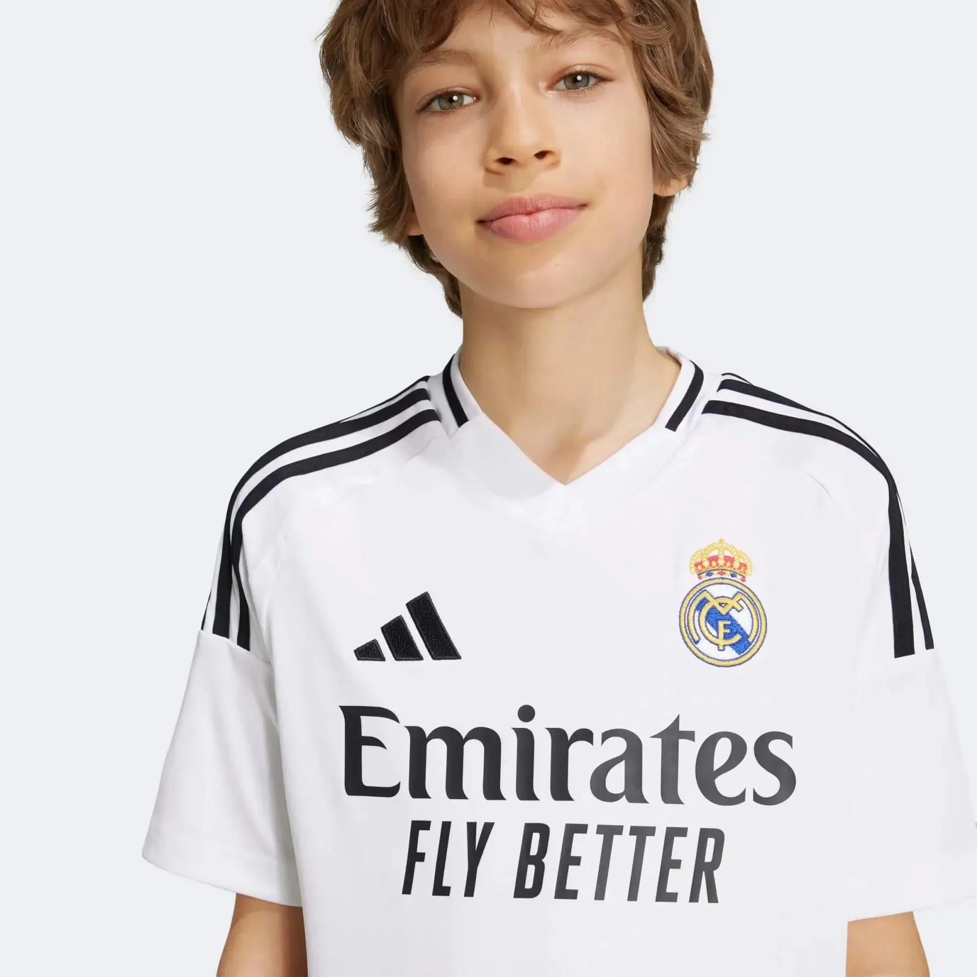 adidas 2024-25 Real Madrid Youth Stadium Home Jersey - Image 4