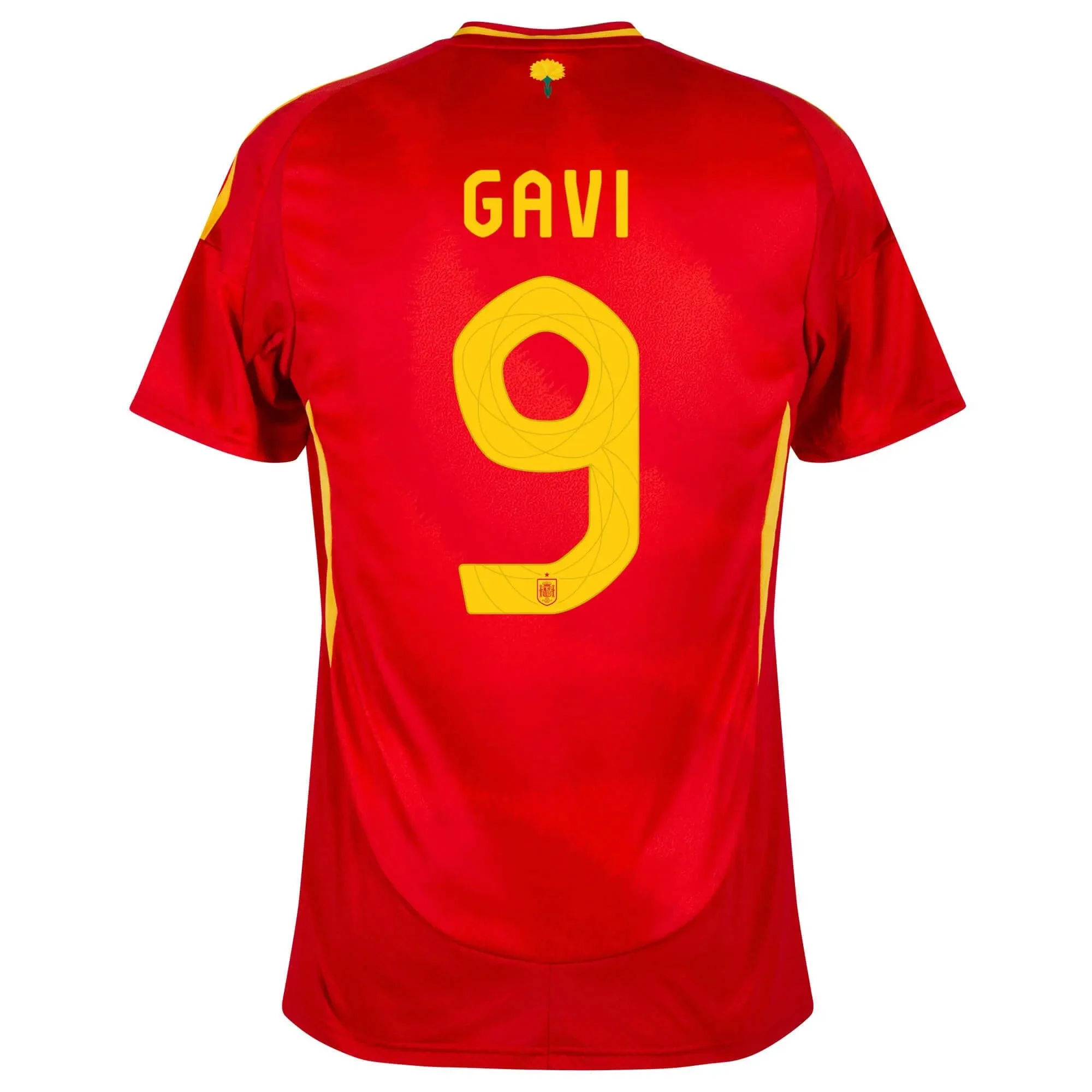 adidas 2024-25 Spain Men's Home Stadium Home Jersey - Image 2