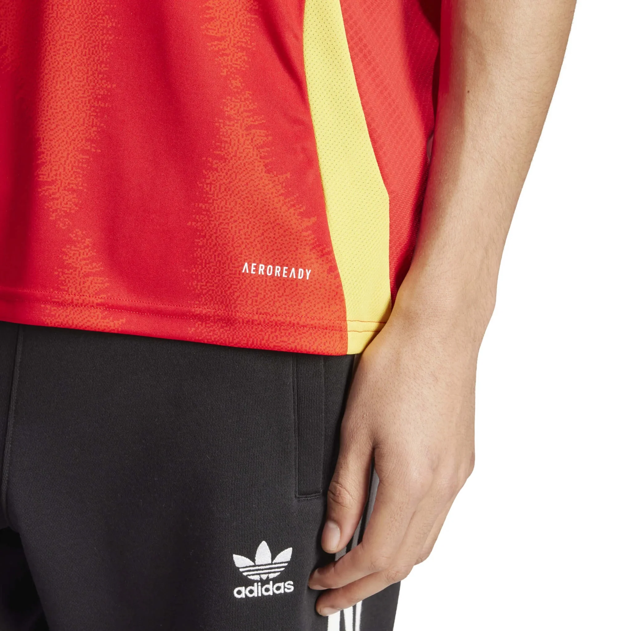 adidas 2024-25 Spain Men's Home Stadium Home Jersey - Image 9