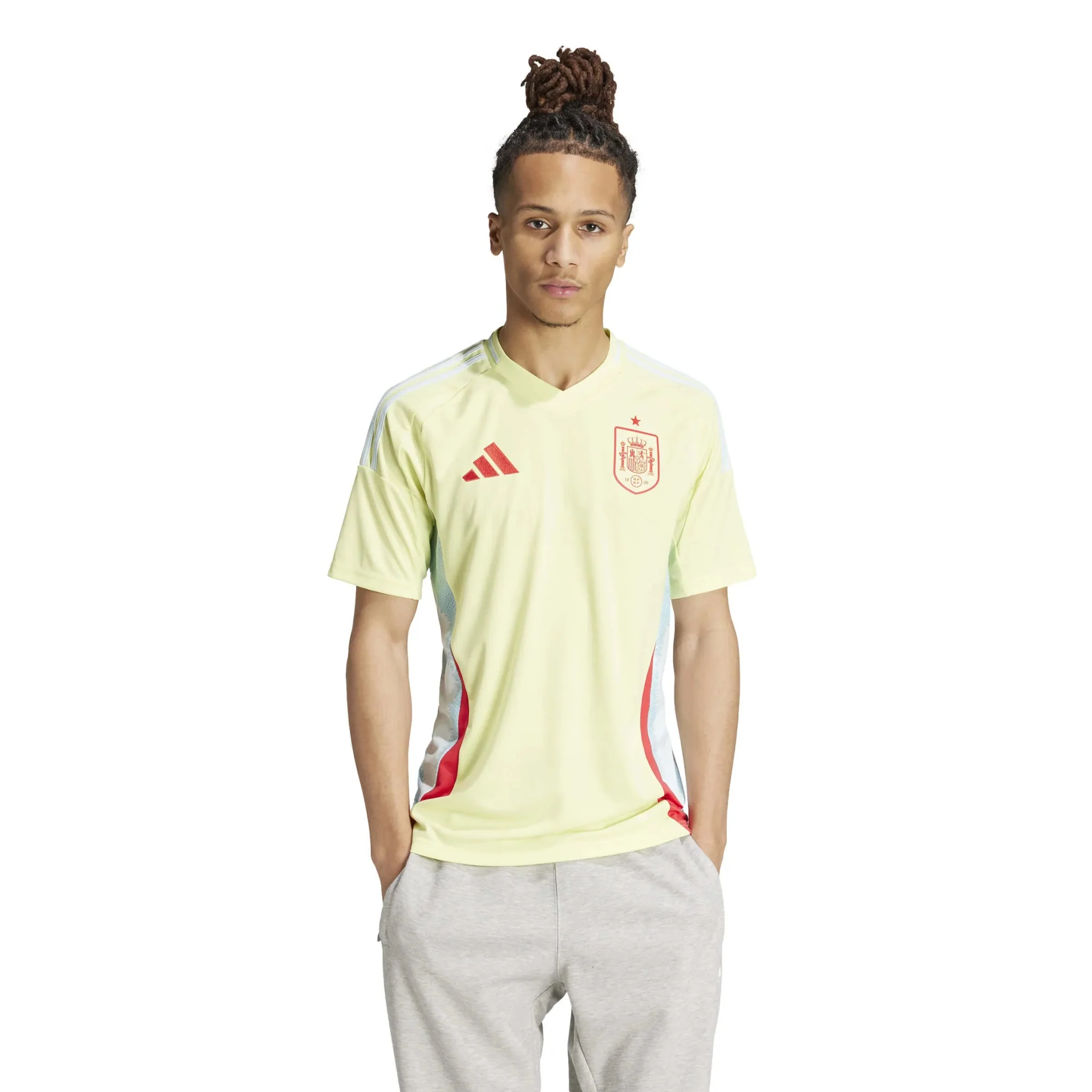 adidas 2024-25 Spain Men's Stadium Away Jersey - Image 3
