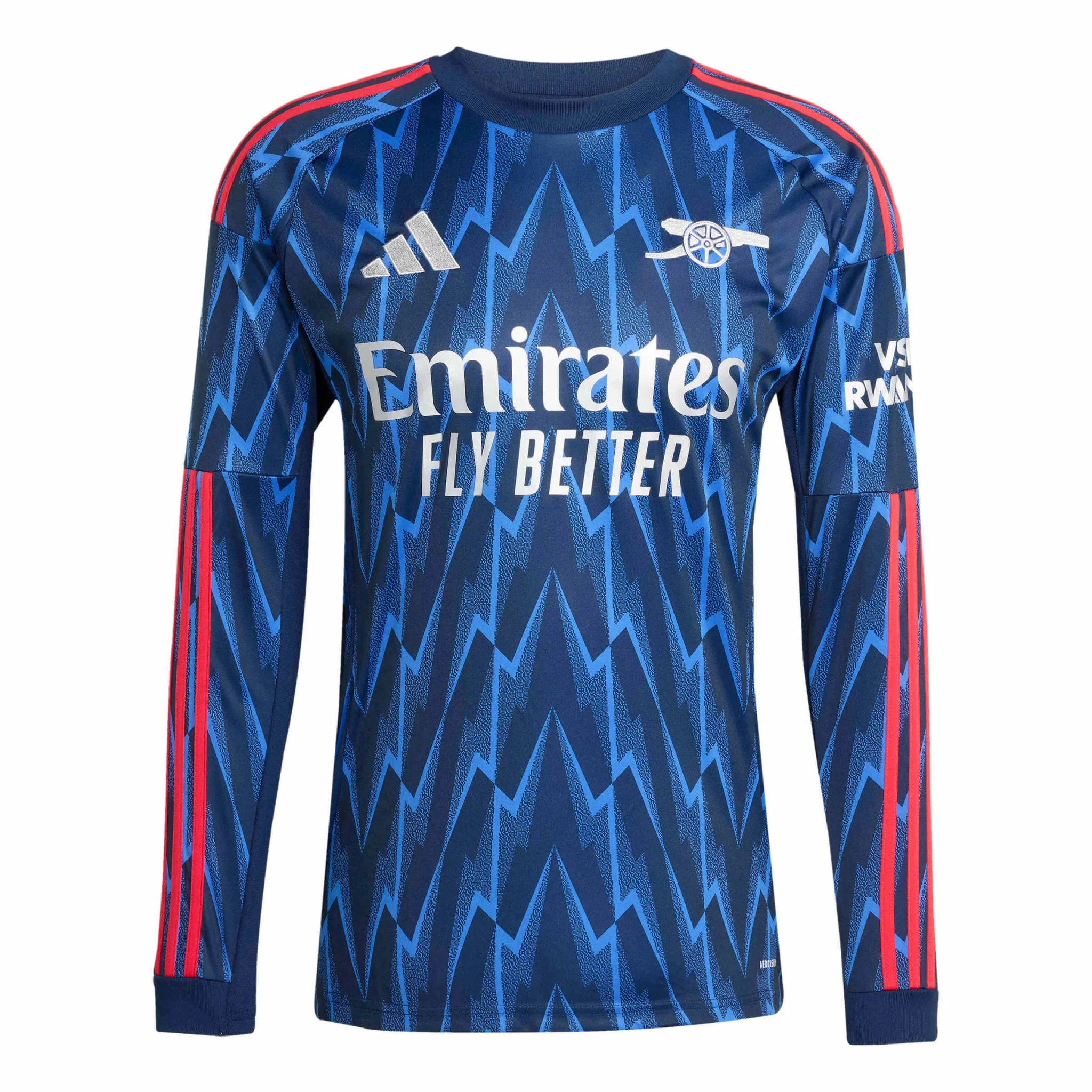 adidas 2025-26 Arsenal Men's Stadium Away Long-Sleeve Soccer Jersey