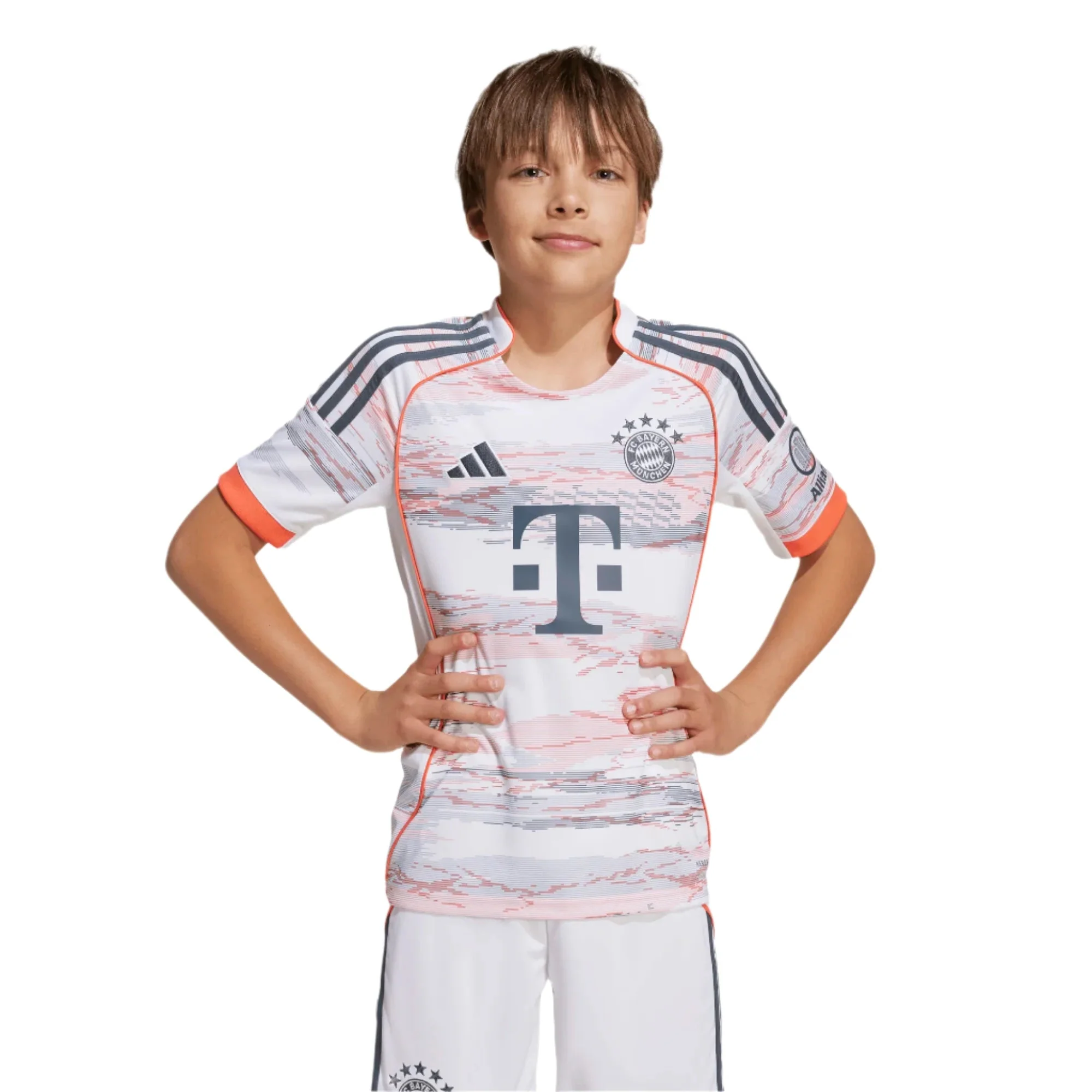 adidas 2025-26 Bayern Munich Youth Stadium Away Soccer Jersey - Image 3