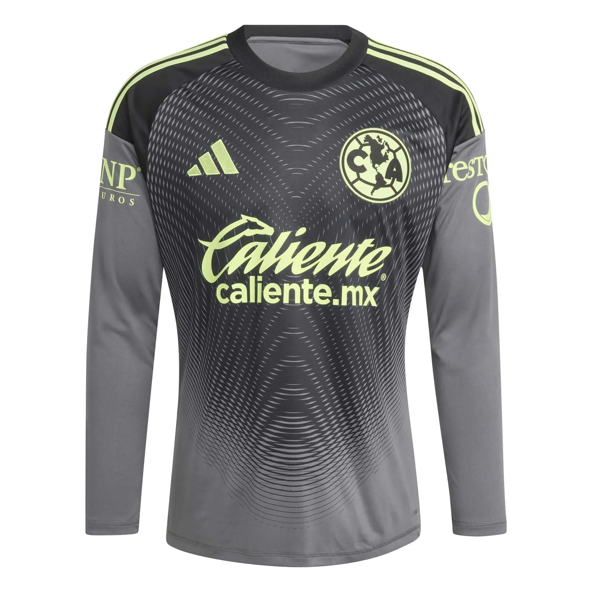 adidas 2025-26 Club America Men's Goalkeeper Long-Sleeve Soccer Jersey