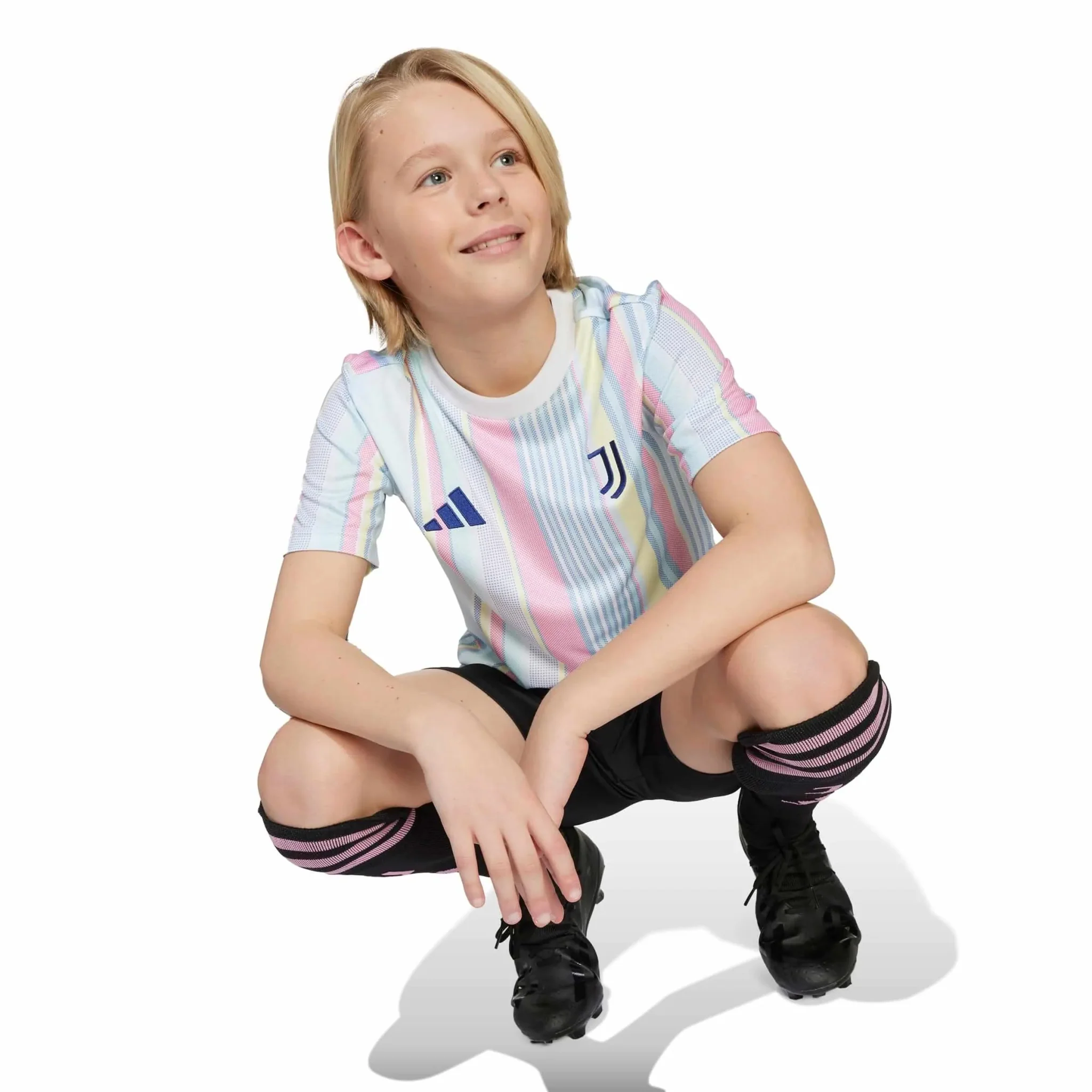 adidas 2025-26 Juventus Youth Pre-Match Soccer Jersey - Image 5