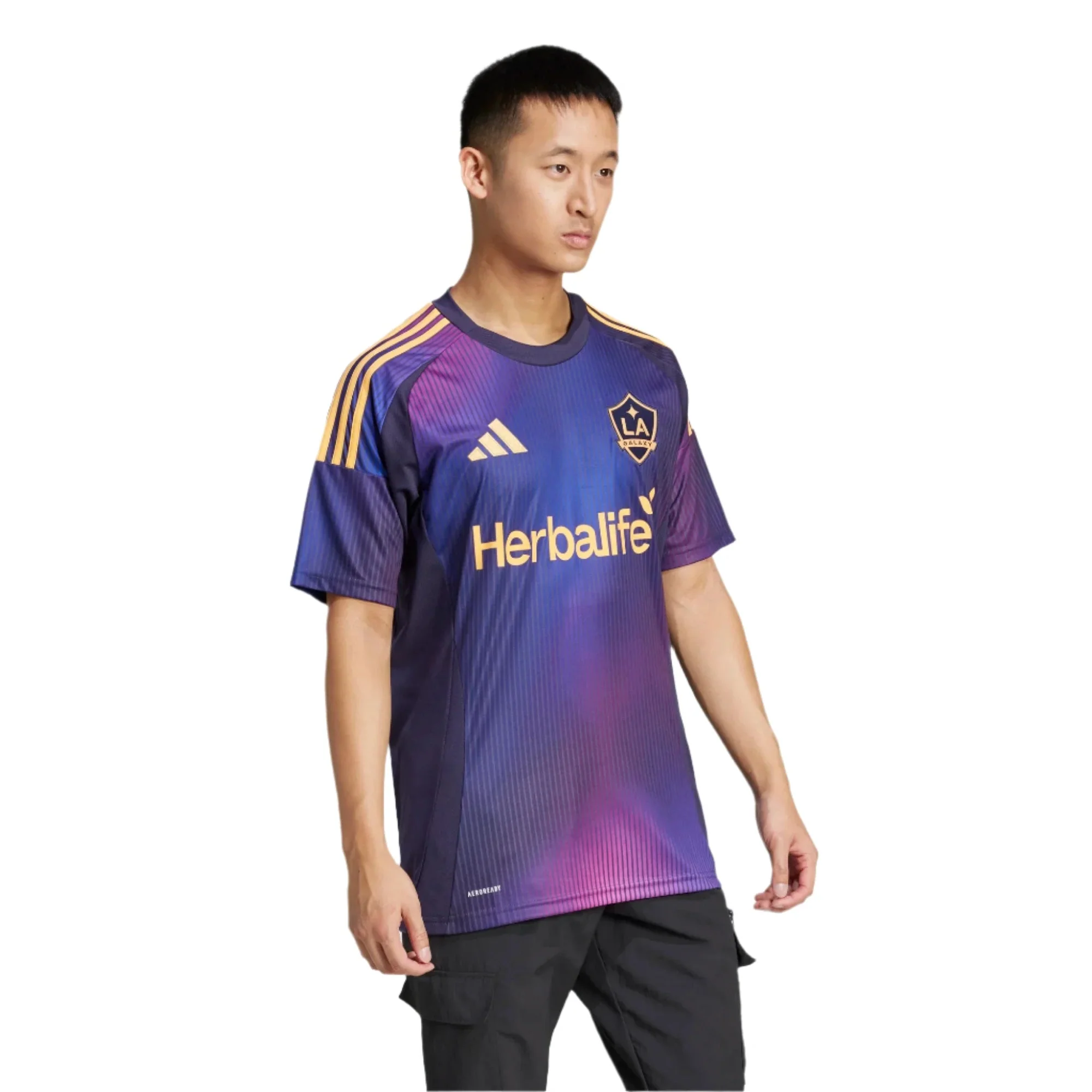 adidas 2025-26 LA Galaxy Men's Stadium Away Jersey - Image 4
