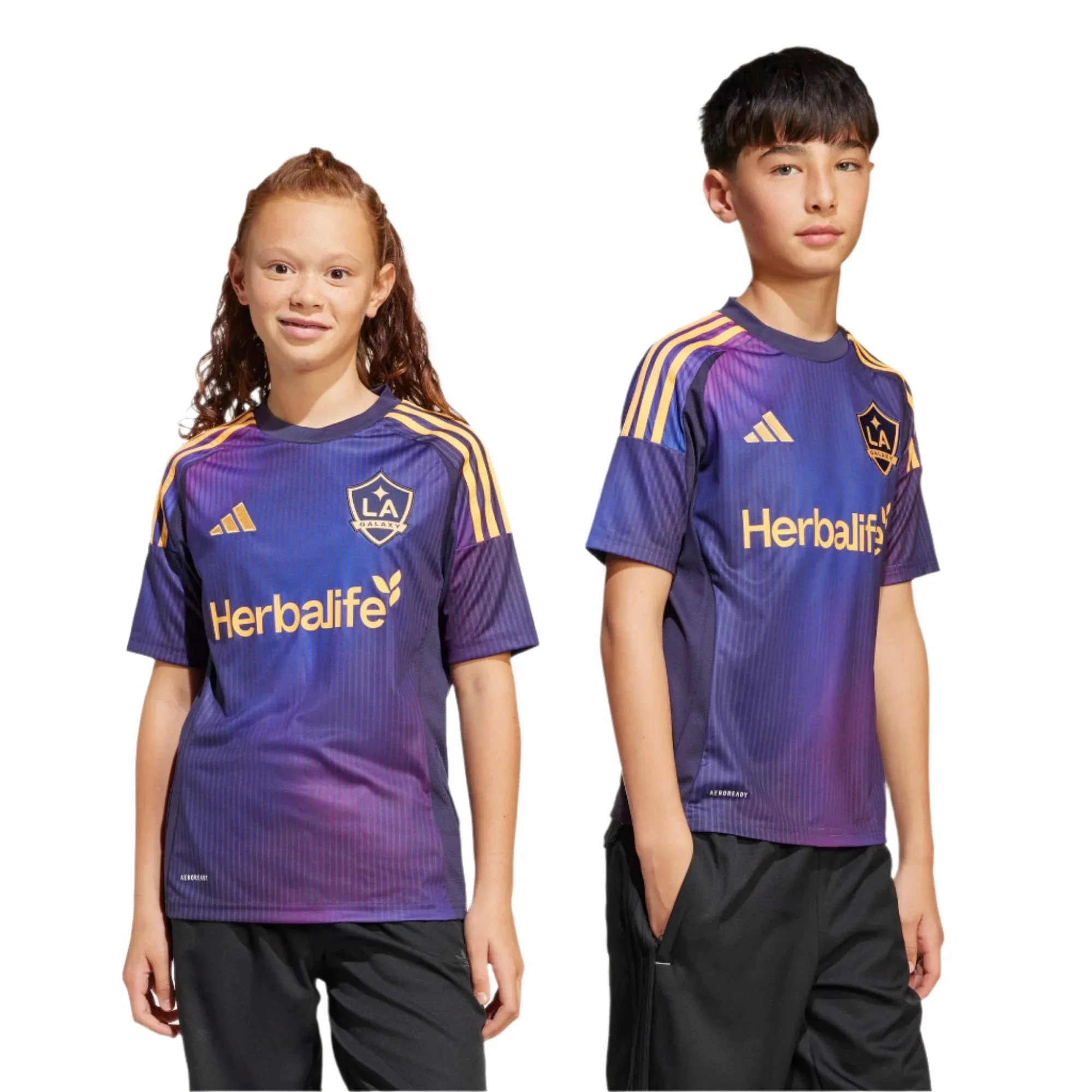 adidas 2025-26 LA Galaxy Youth Stadium Away Jersey - Image 4