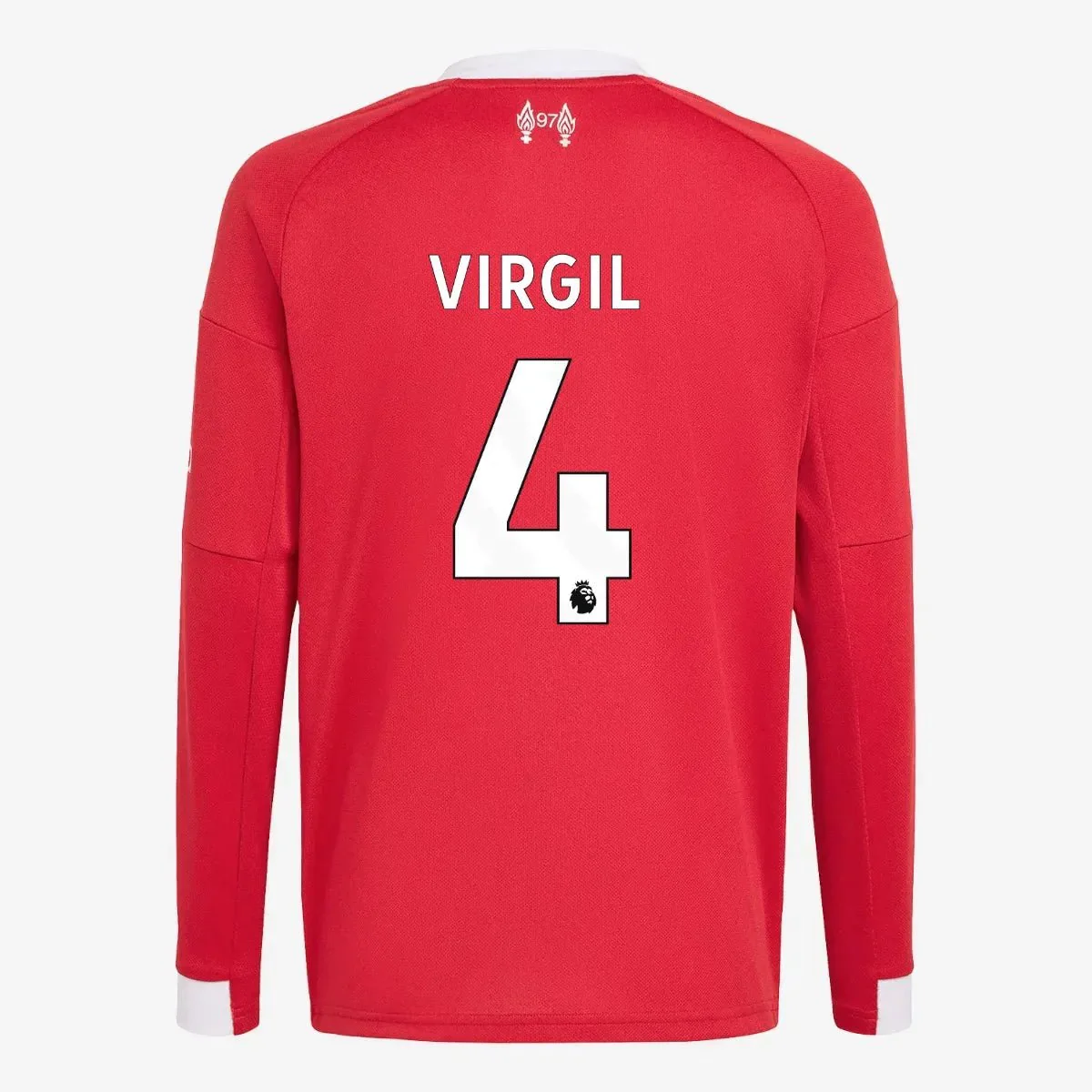 adidas 2025-26 Liverpool Men's Stadium Home Long-Sleeve Soccer Jersey - Image 8