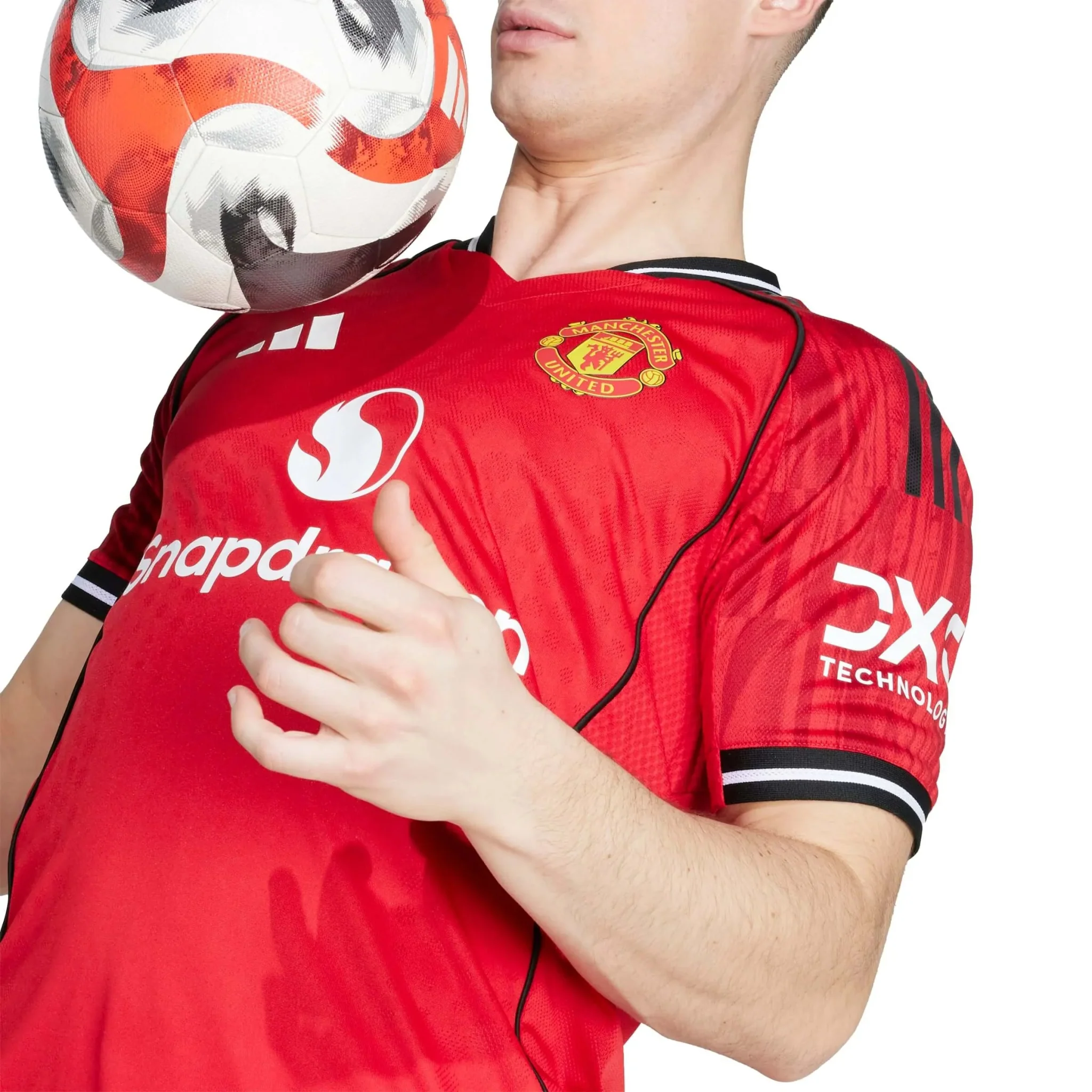adidas 2025-26 Manchester United Men's Authentic Home Soccer Jersey - Image 5