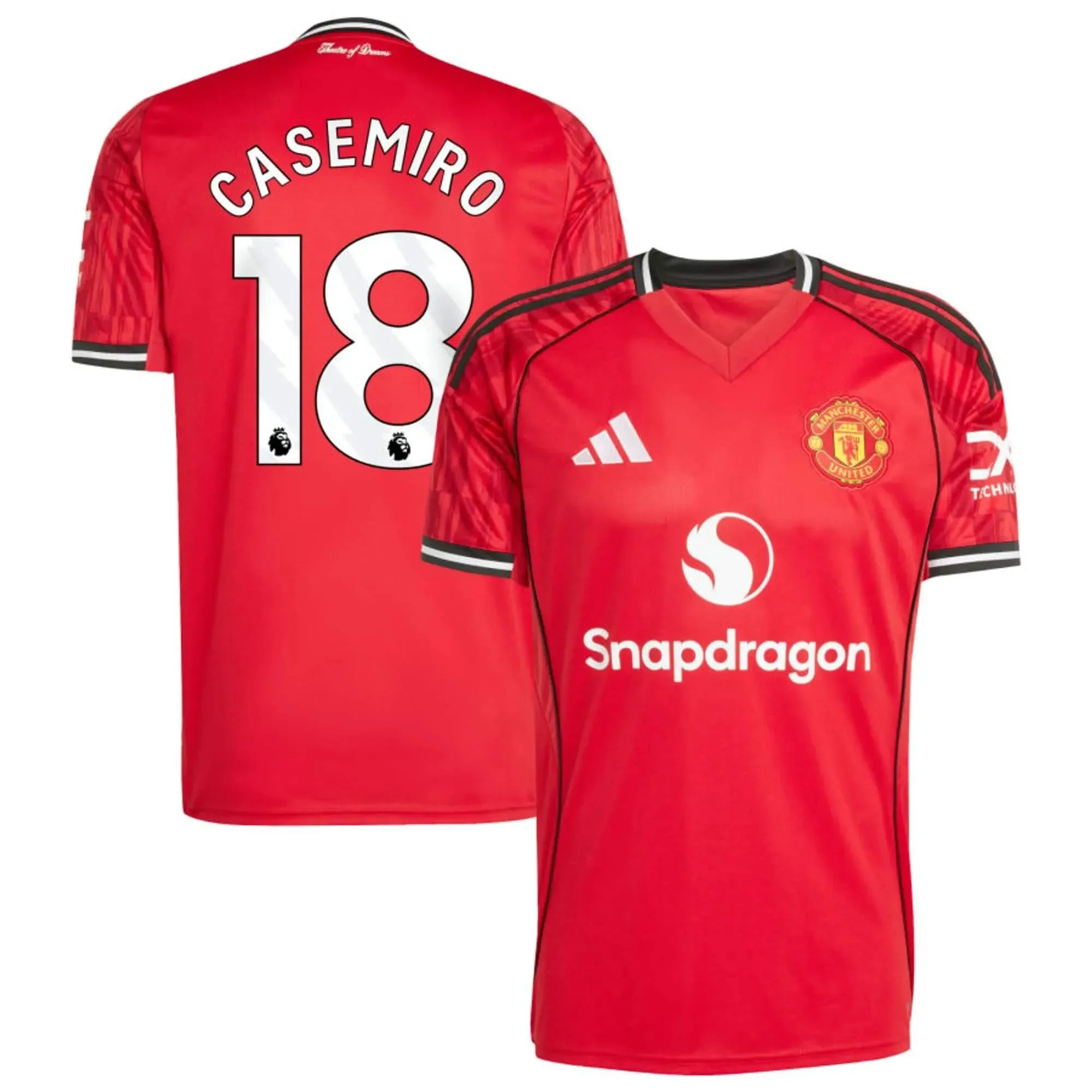 adidas 2025-26 Manchester United Men's Stadium Home Soccer Jersey - Image 7