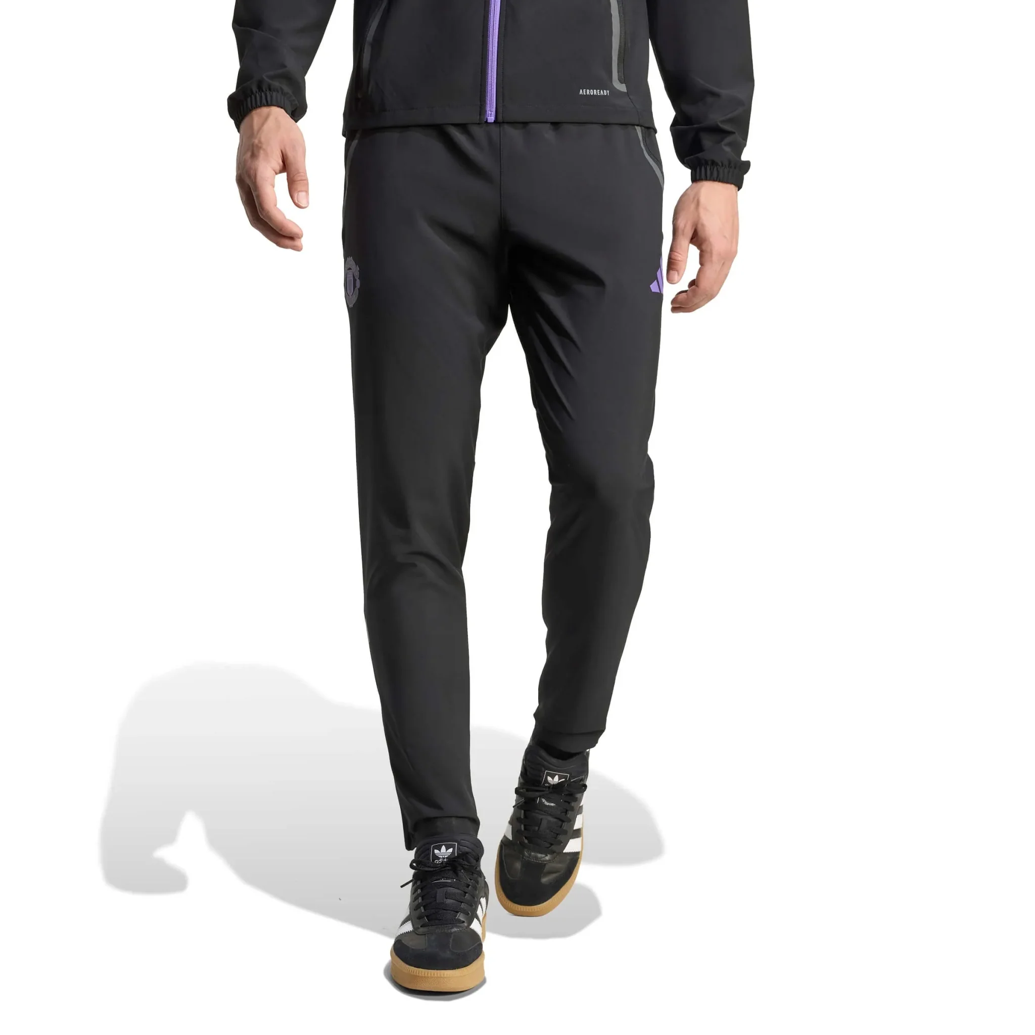 adidas 2025-26 Manchester United Men's Tiro 25 Competition Vis Tech Travel Pants - Image 2
