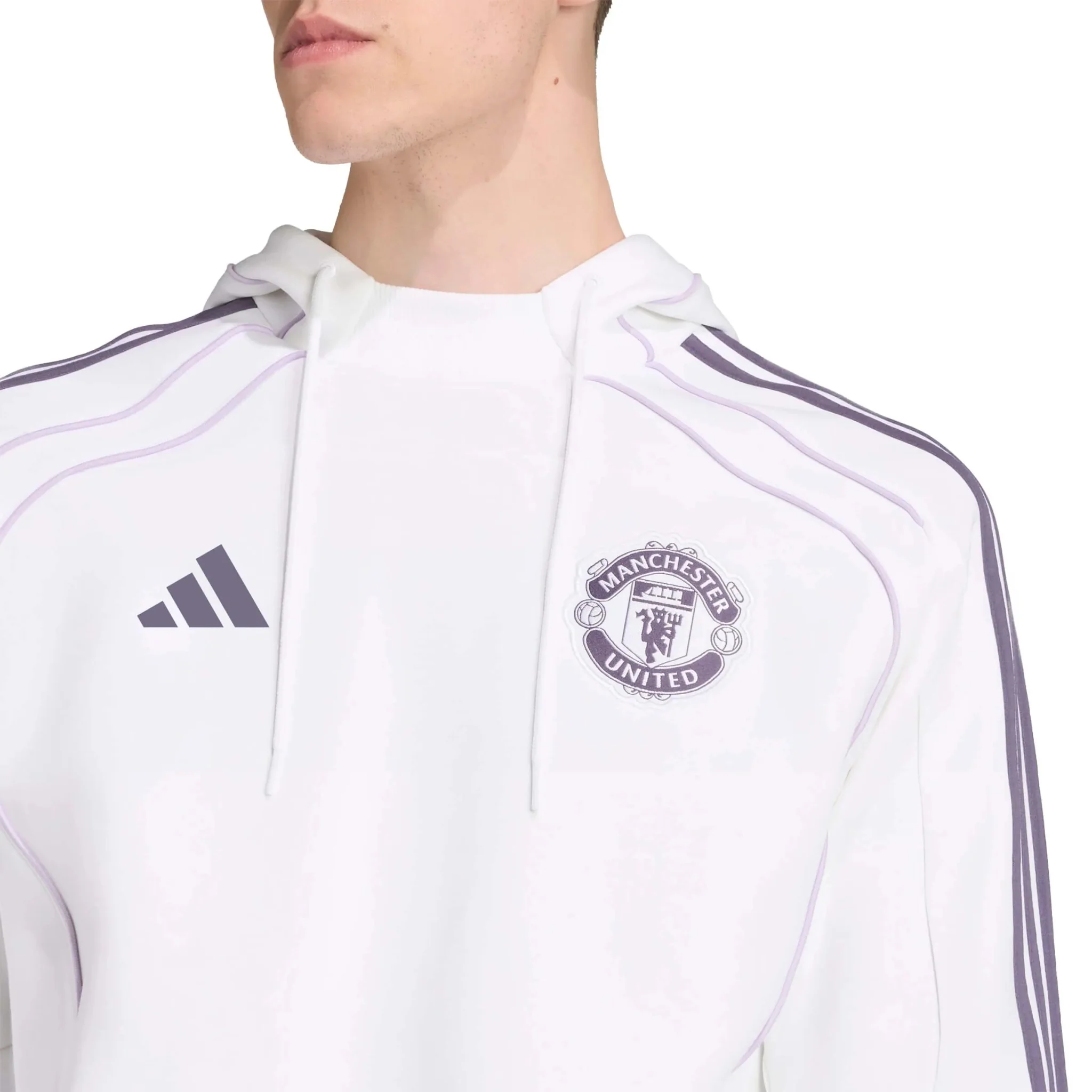 adidas 2025-26 Manchester United Men's UBP Double Knitted Hoodie - Image 4