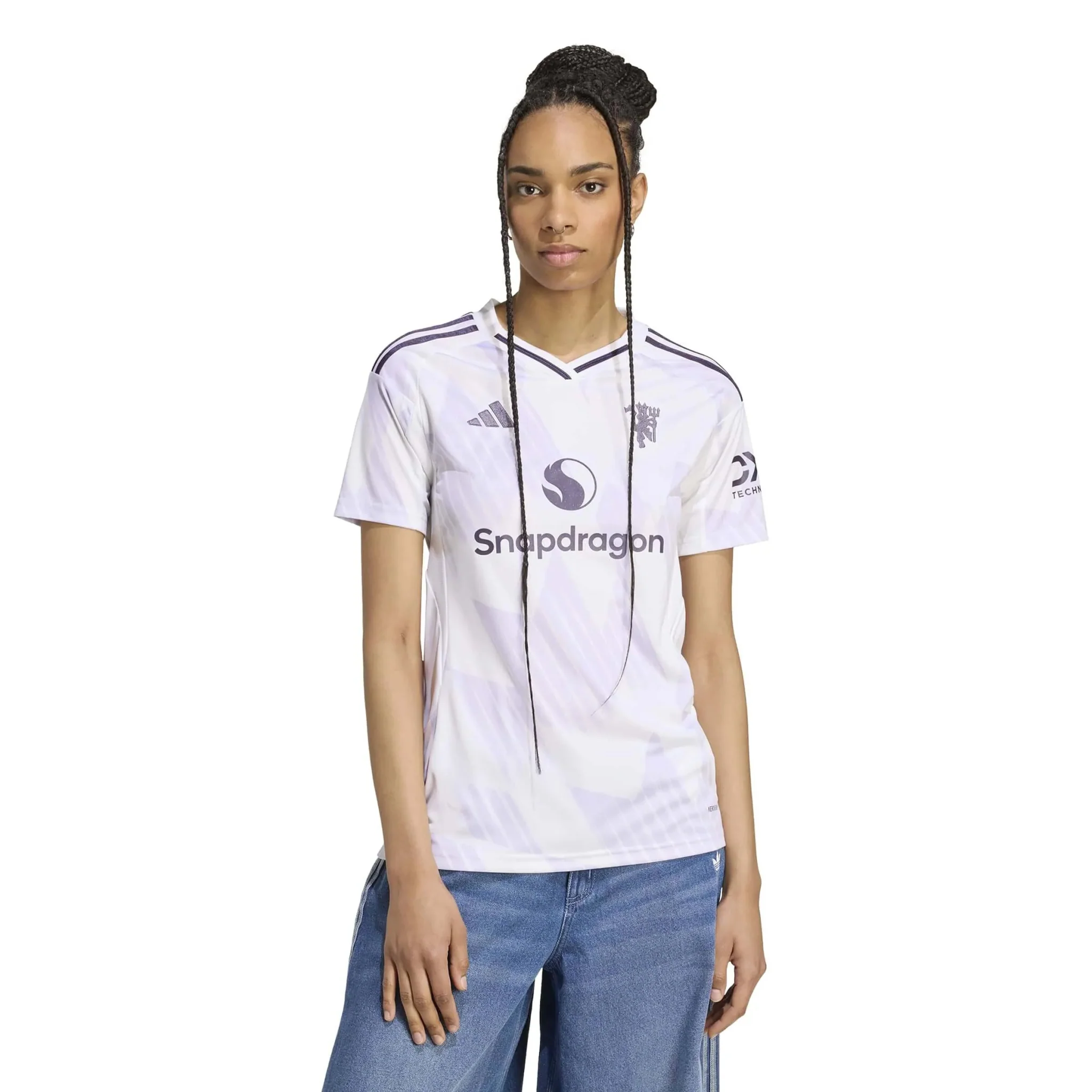 adidas 2025-26 Manchester United Women's Stadium Away Soccer Jersey - Image 3