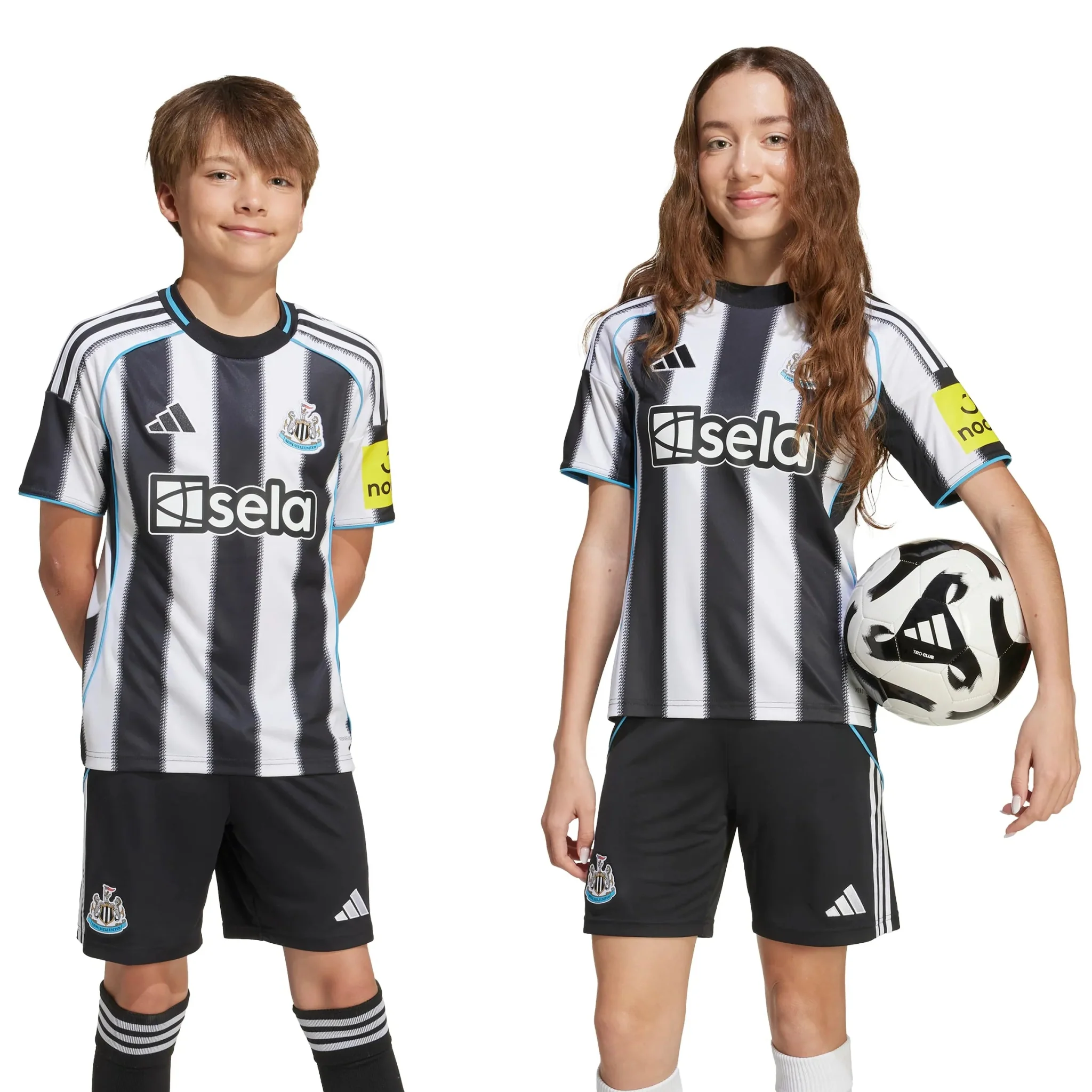 adidas 2025-26 Newcastle Youth Stadium Home Soccer Jersey - Image 5