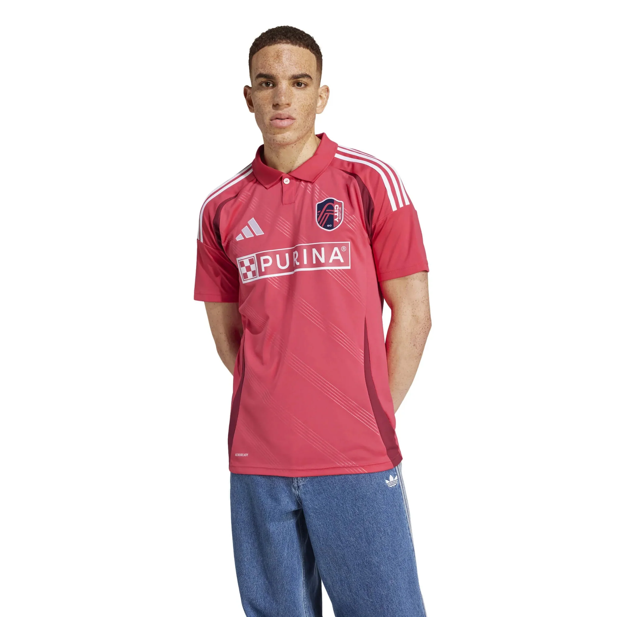 adidas 2025-26 St. Louis City Men's Stadium Home Soccer Jersey - Image 3