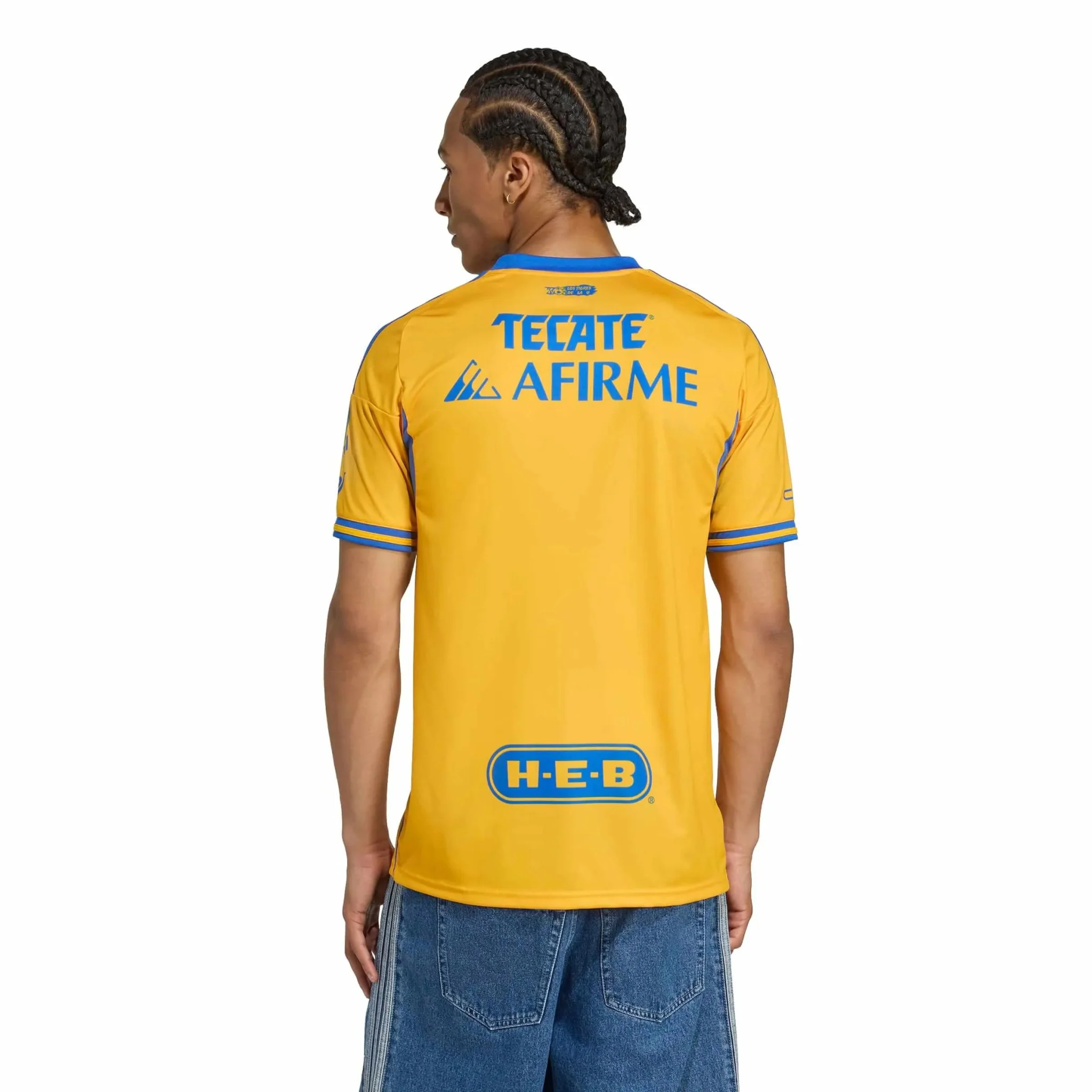 adidas 2025-26 Tigres Men's Stadium Home Soccer Jersey - Image 4