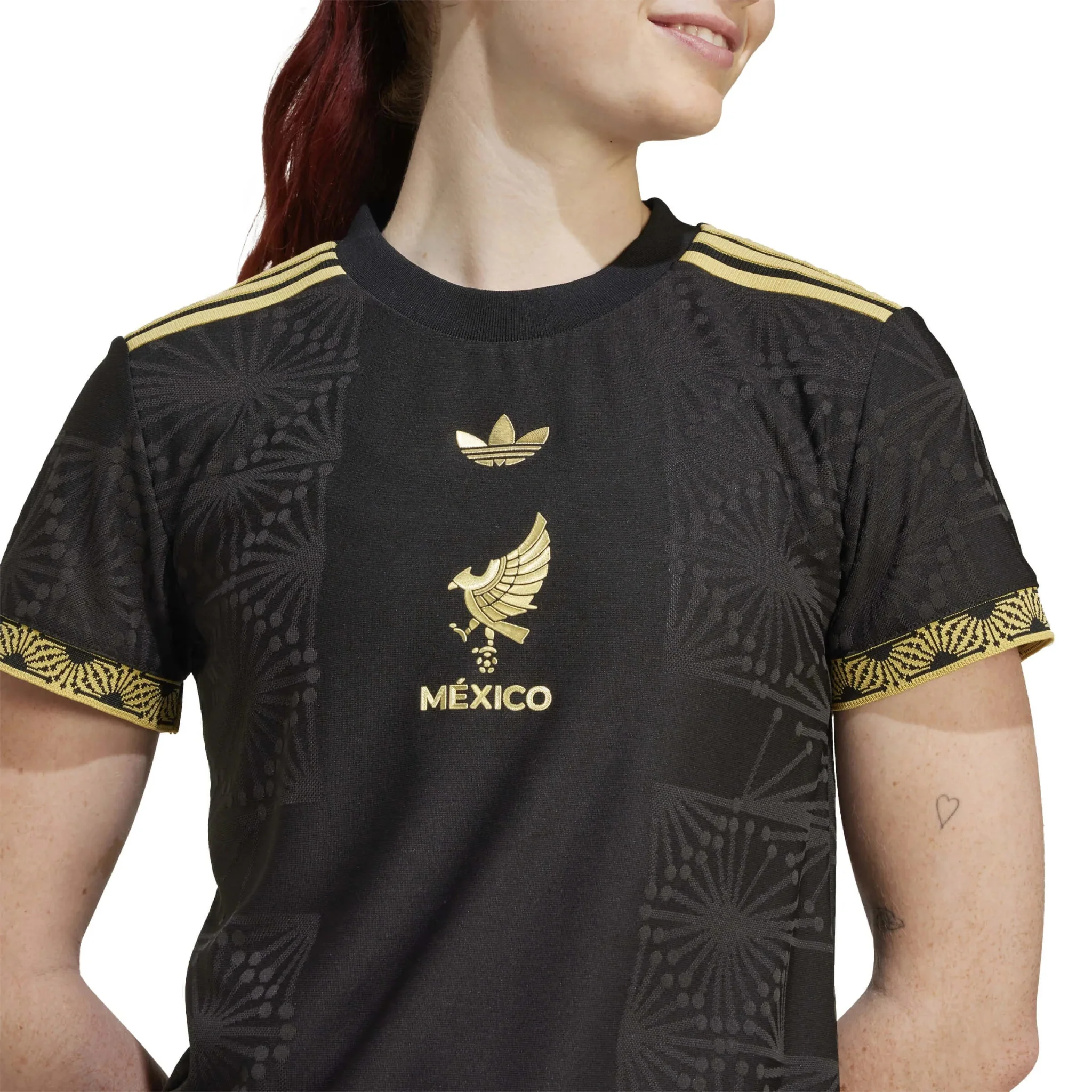 adidas 2025 Mexico Women's De Oro Authentic Soccer Jersey - Image 6