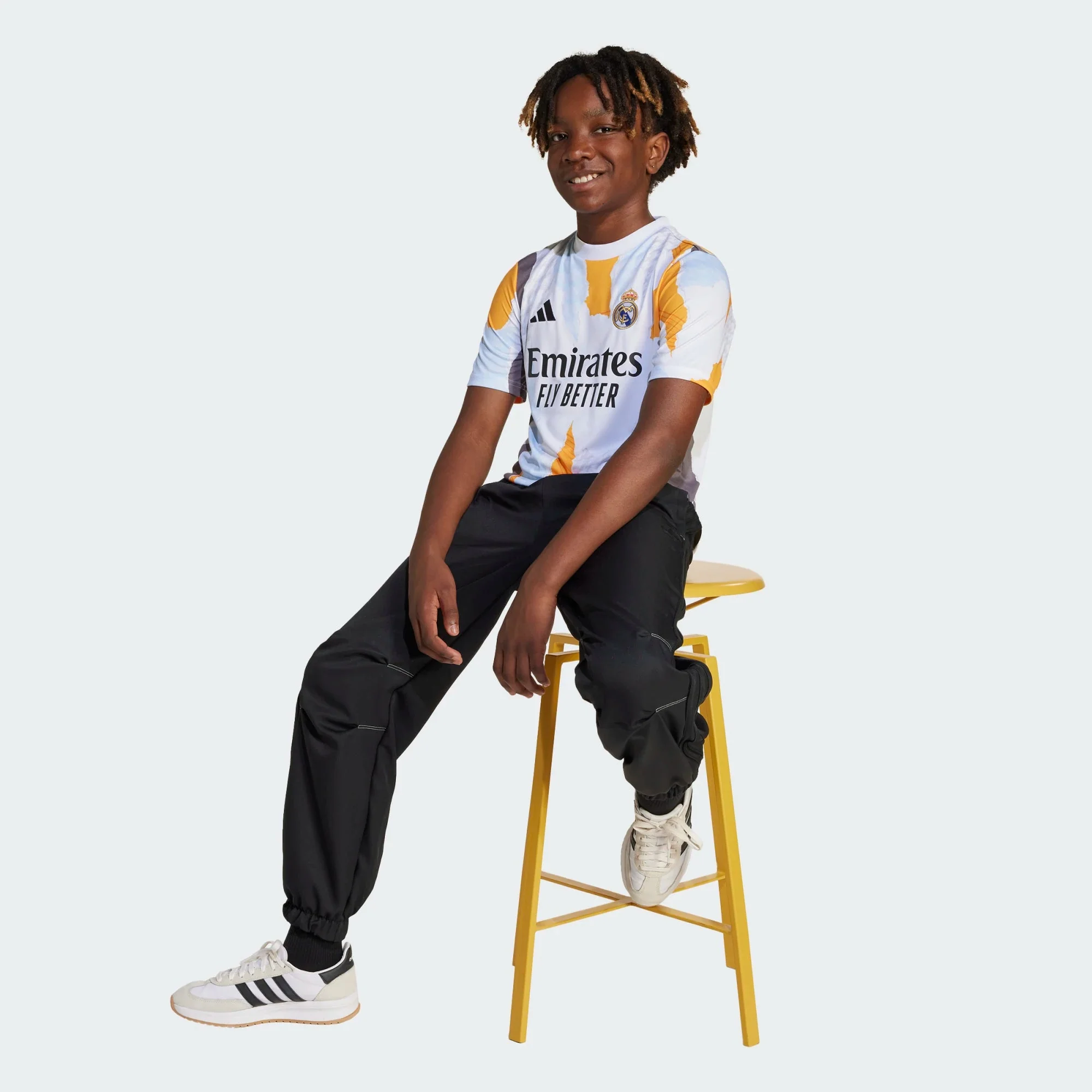 adidas 2024/25 Real Madrid Youth Pre-Match Jersey - Image 5