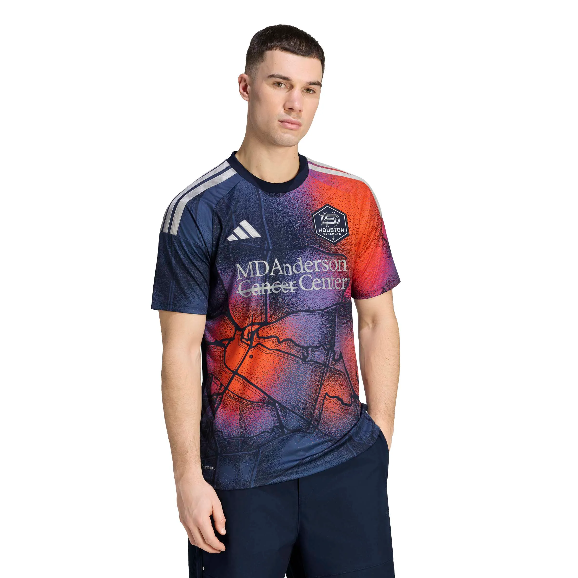 adidas 2026-27 Houston Dynamo Men's Stadium Away Soccer Jersey - Image 3