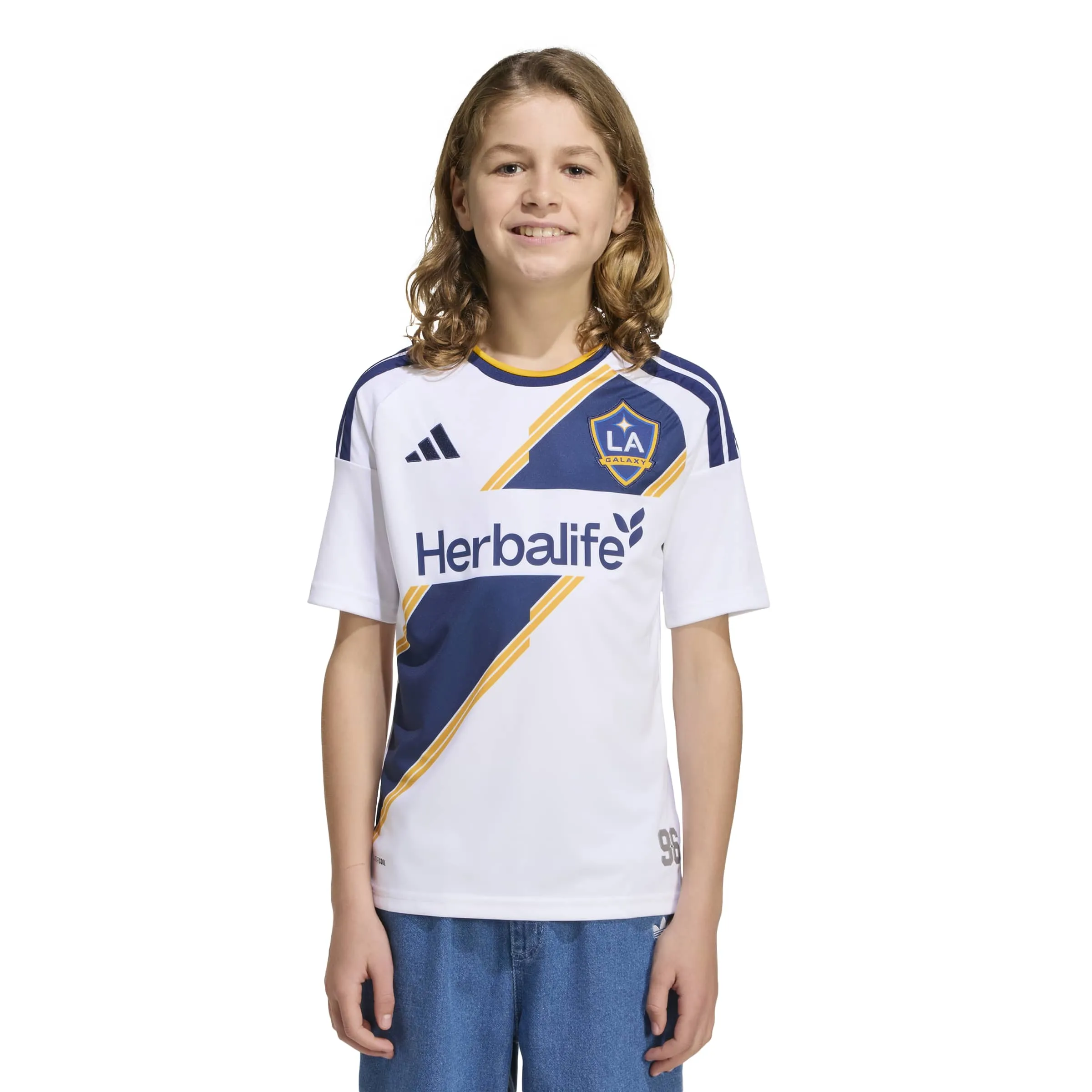 adidas 2026-27 LA Galaxy Youth Stadium Home Soccer Jersey - Image 5