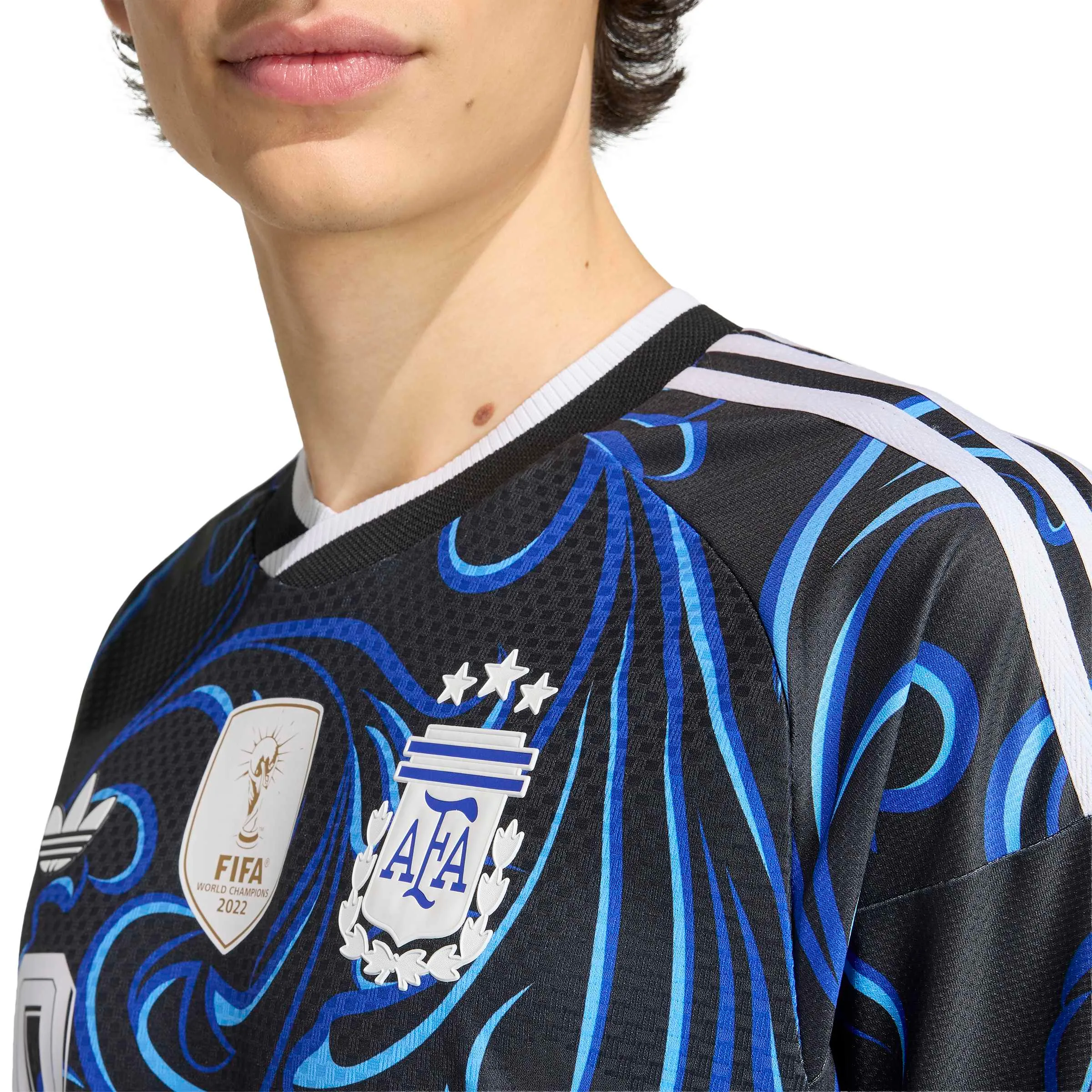 adidas 2026 Argentina Men's Authentic Away Messi #10 Soccer Jersey - Image 5
