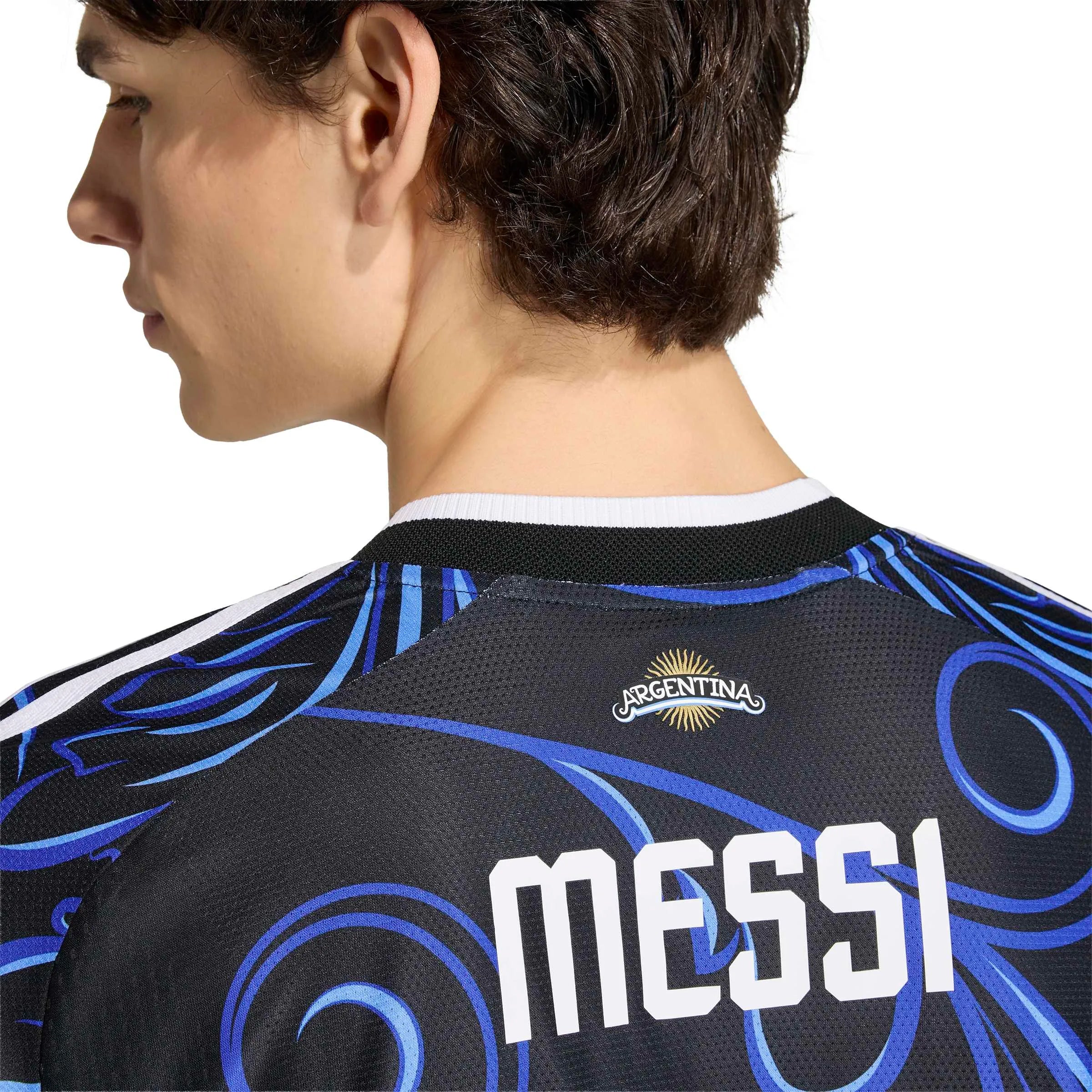 adidas 2026 Argentina Men's Authentic Away Messi #10 Soccer Jersey - Image 6