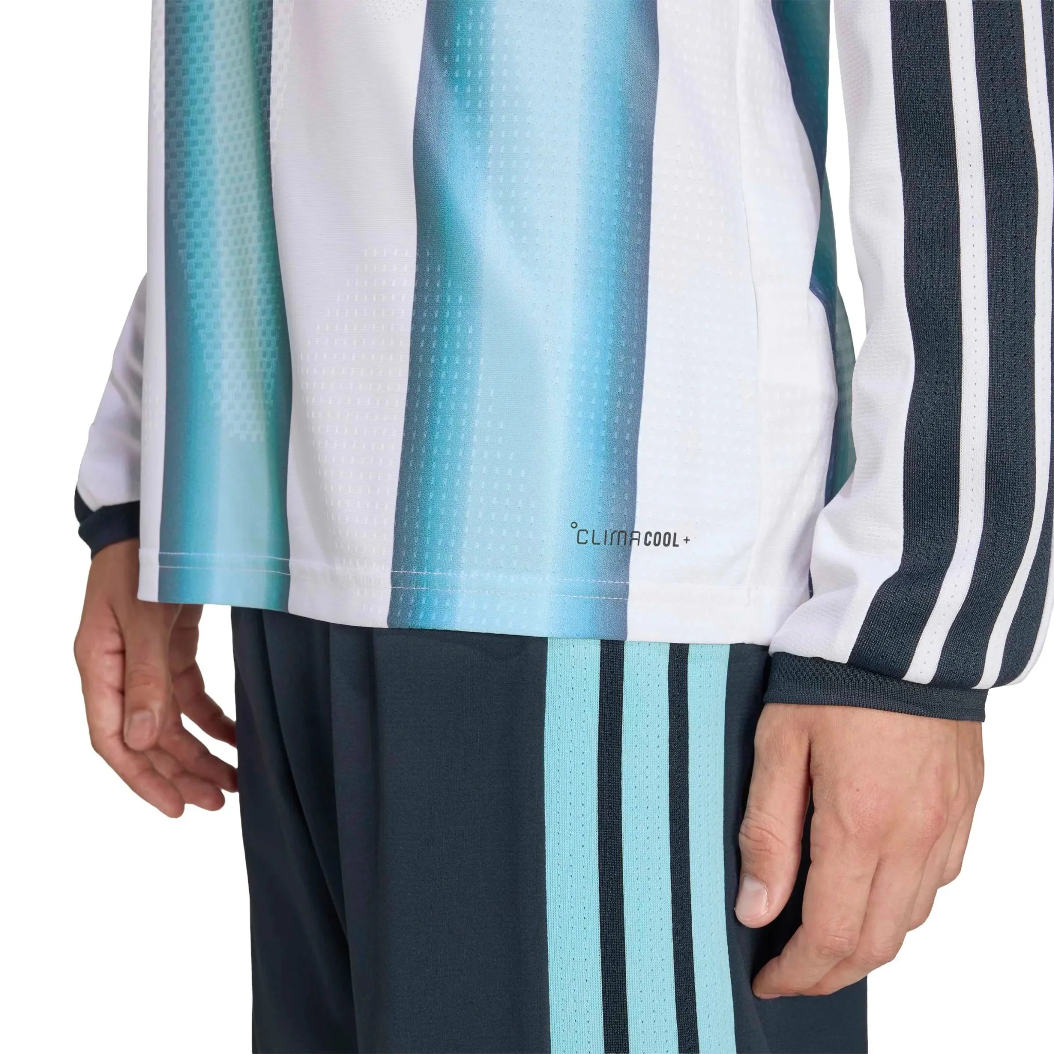 adidas 2026 Argentina Men's Authentic Home Long-Sleeve Soccer Jersey - Image 9