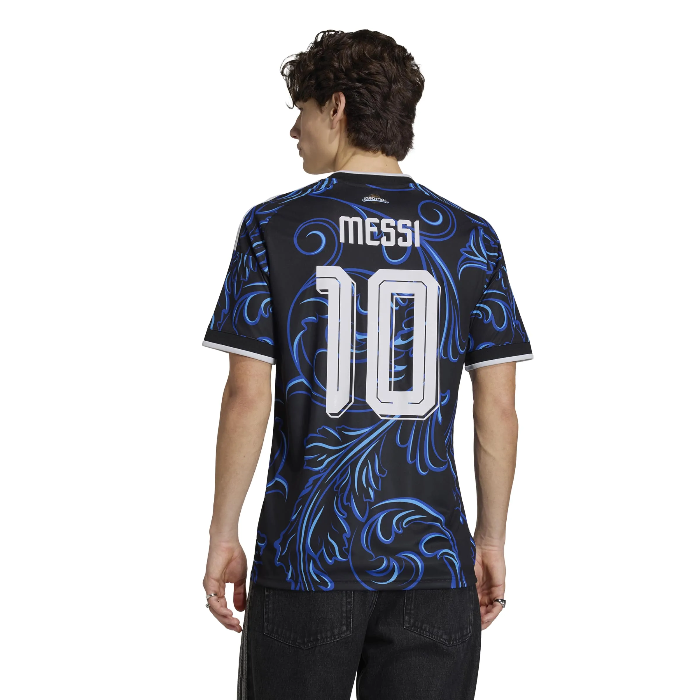 adidas 2026 Argentina Men's Stadium Away Messi #10 Soccer Jersey - Image 3