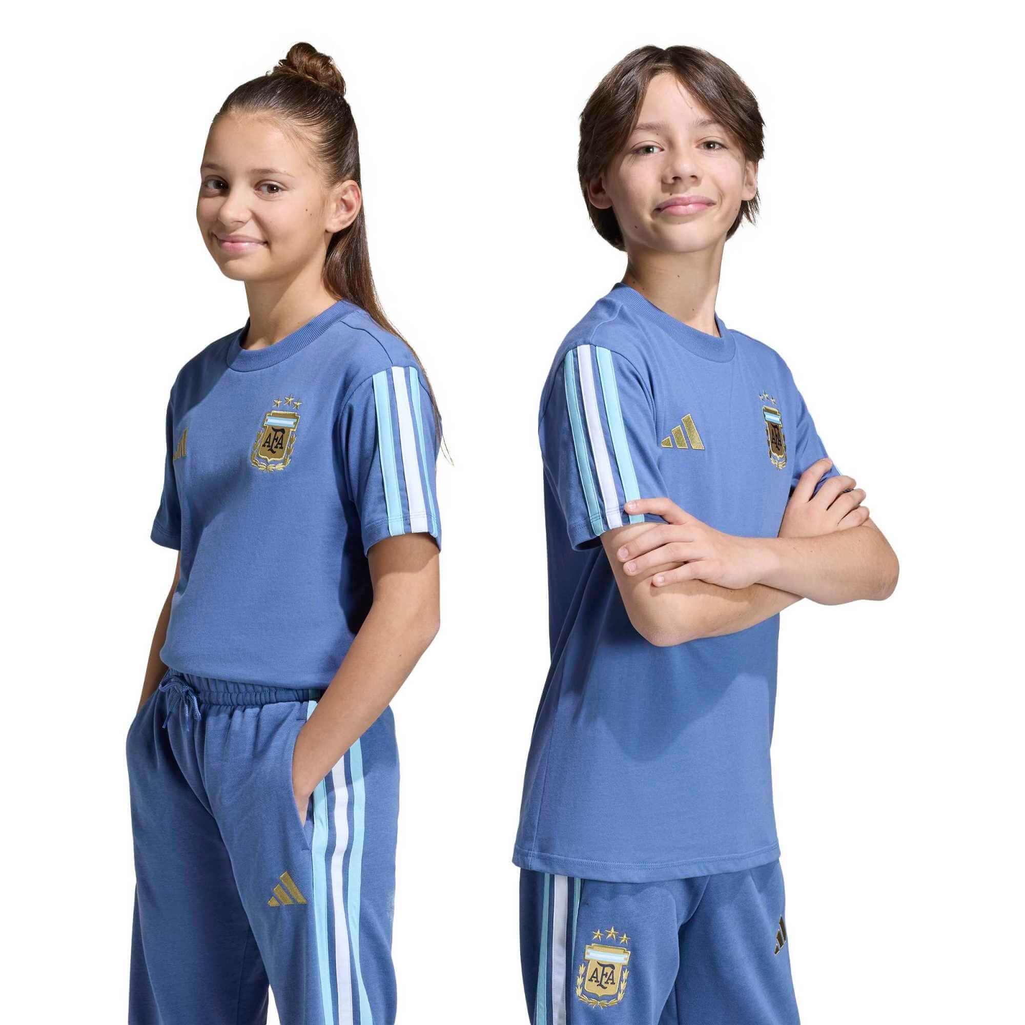 adidas 2026 Argentina Youth DNA Tee - Image 4