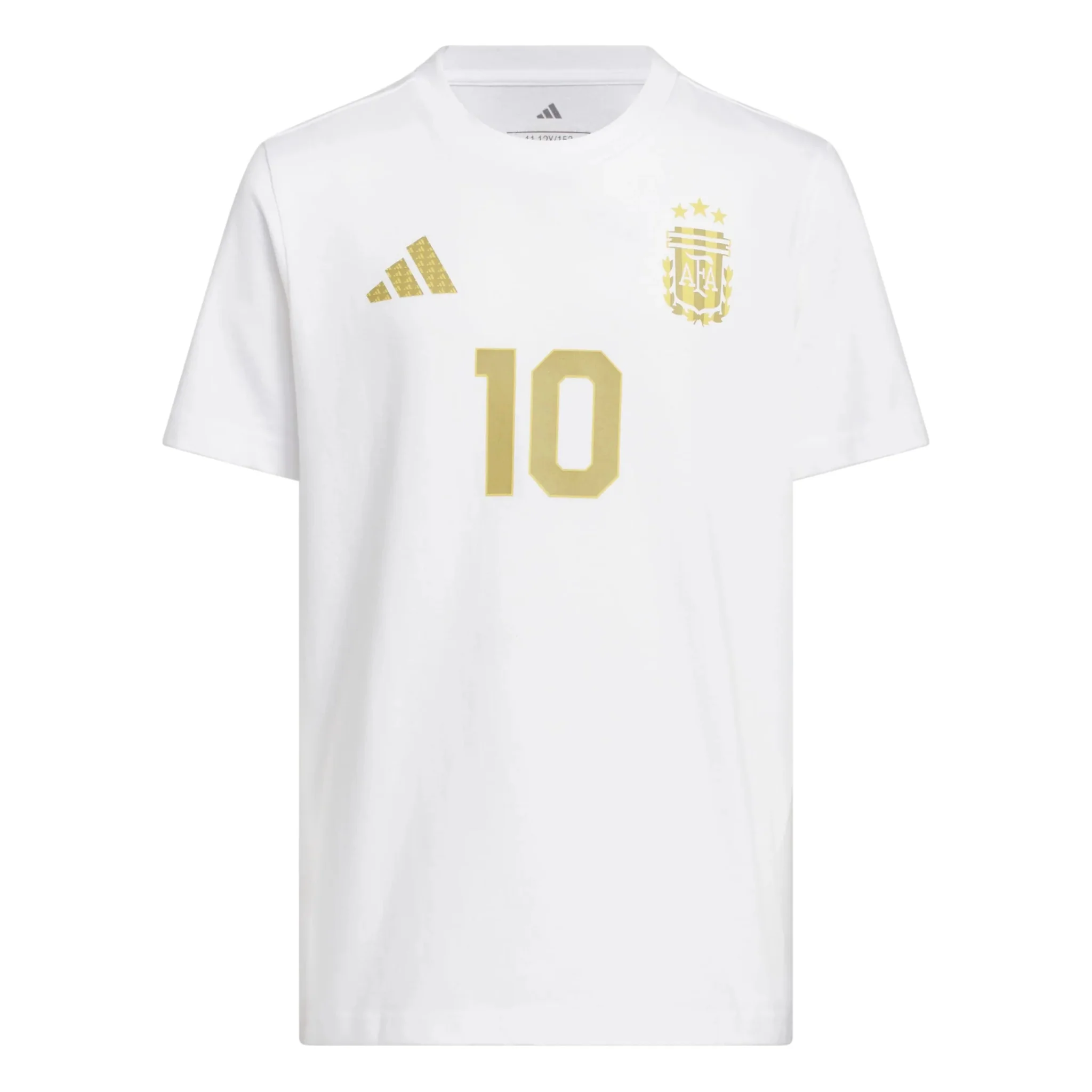 adidas 2026 Argentina Youth Messi Name And Number Tee