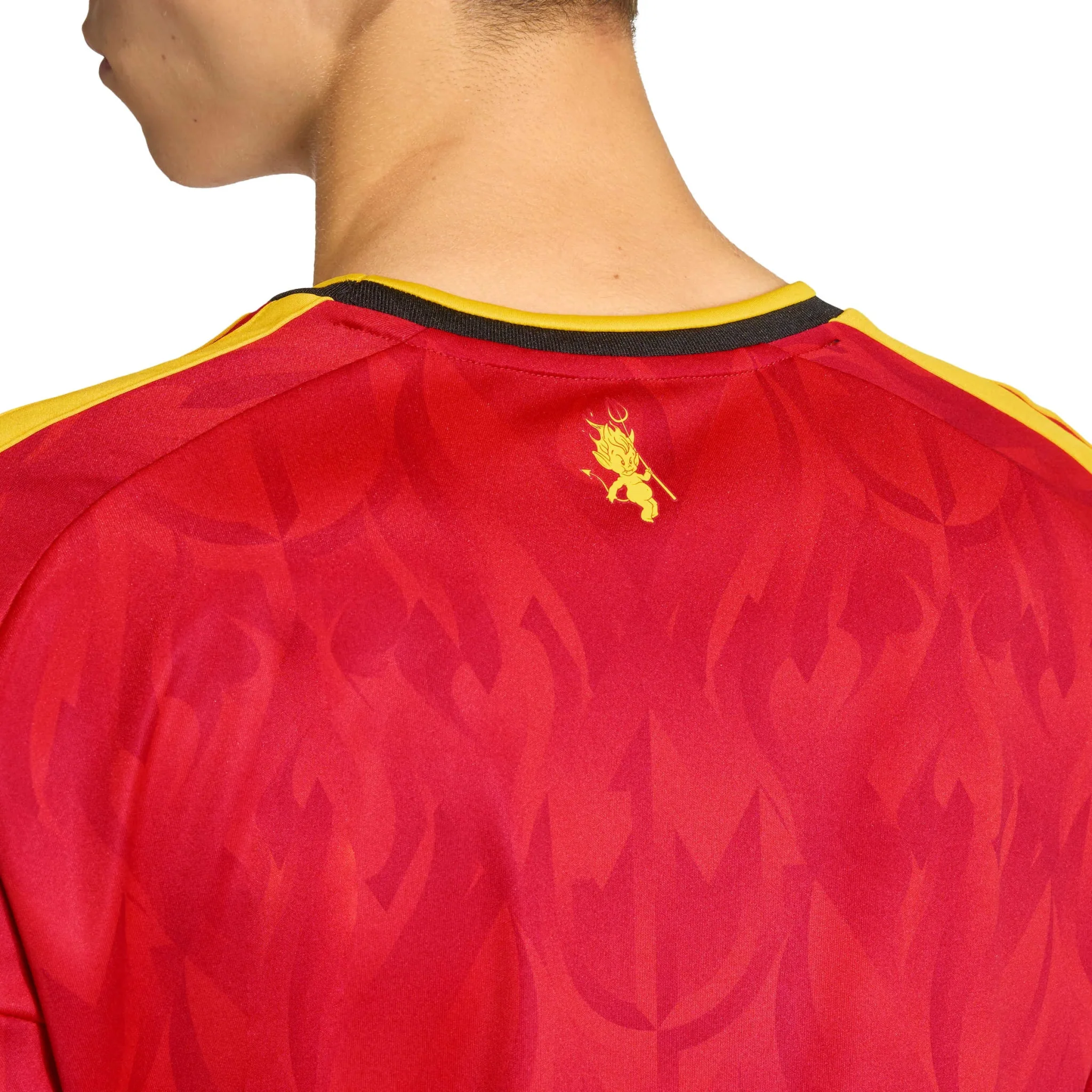 adidas 2026 Belgium Men's Stadium Home Soccer Jersey - Image 6