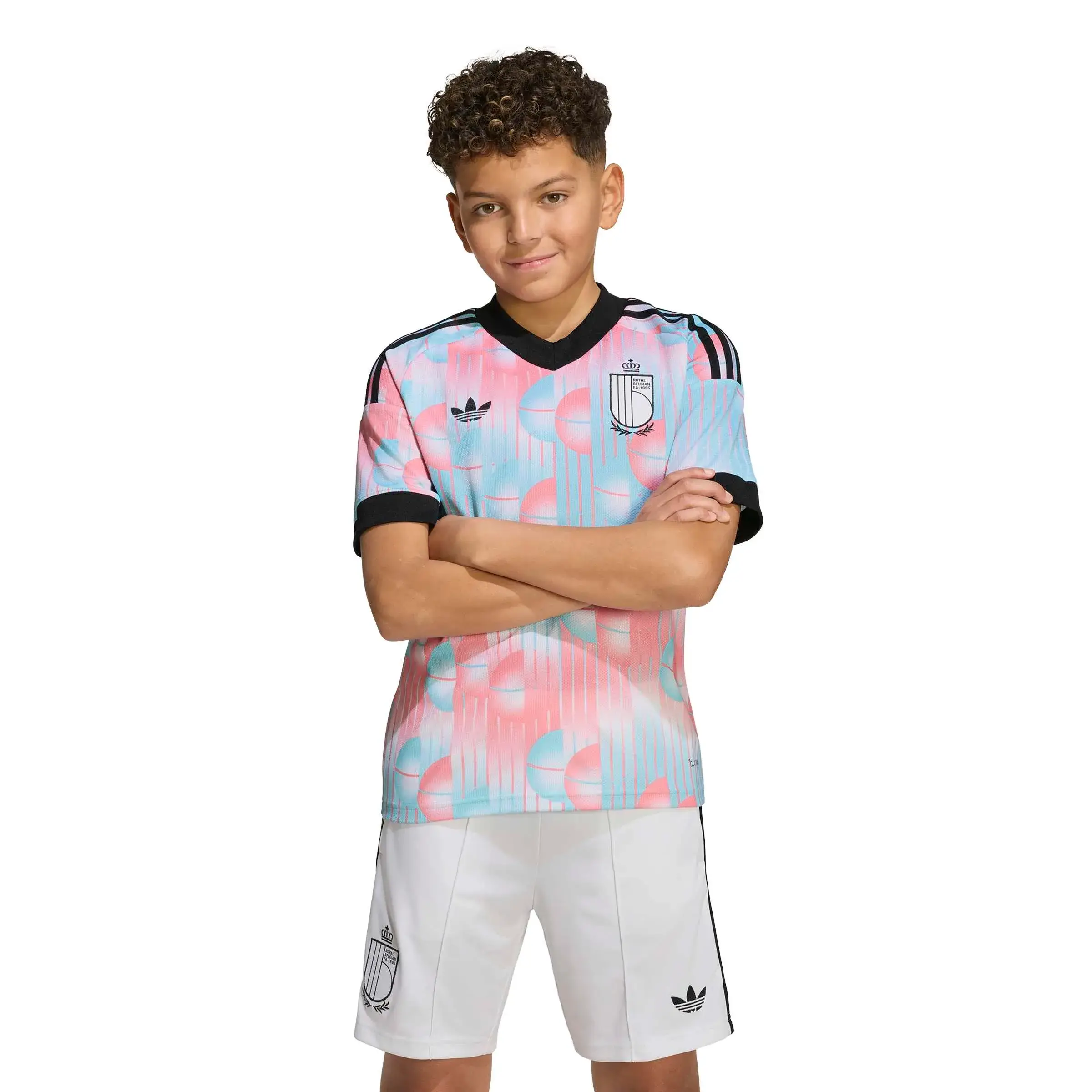 adidas 2026 Belgium Youth Stadium Away Soccer Jersey - Image 5