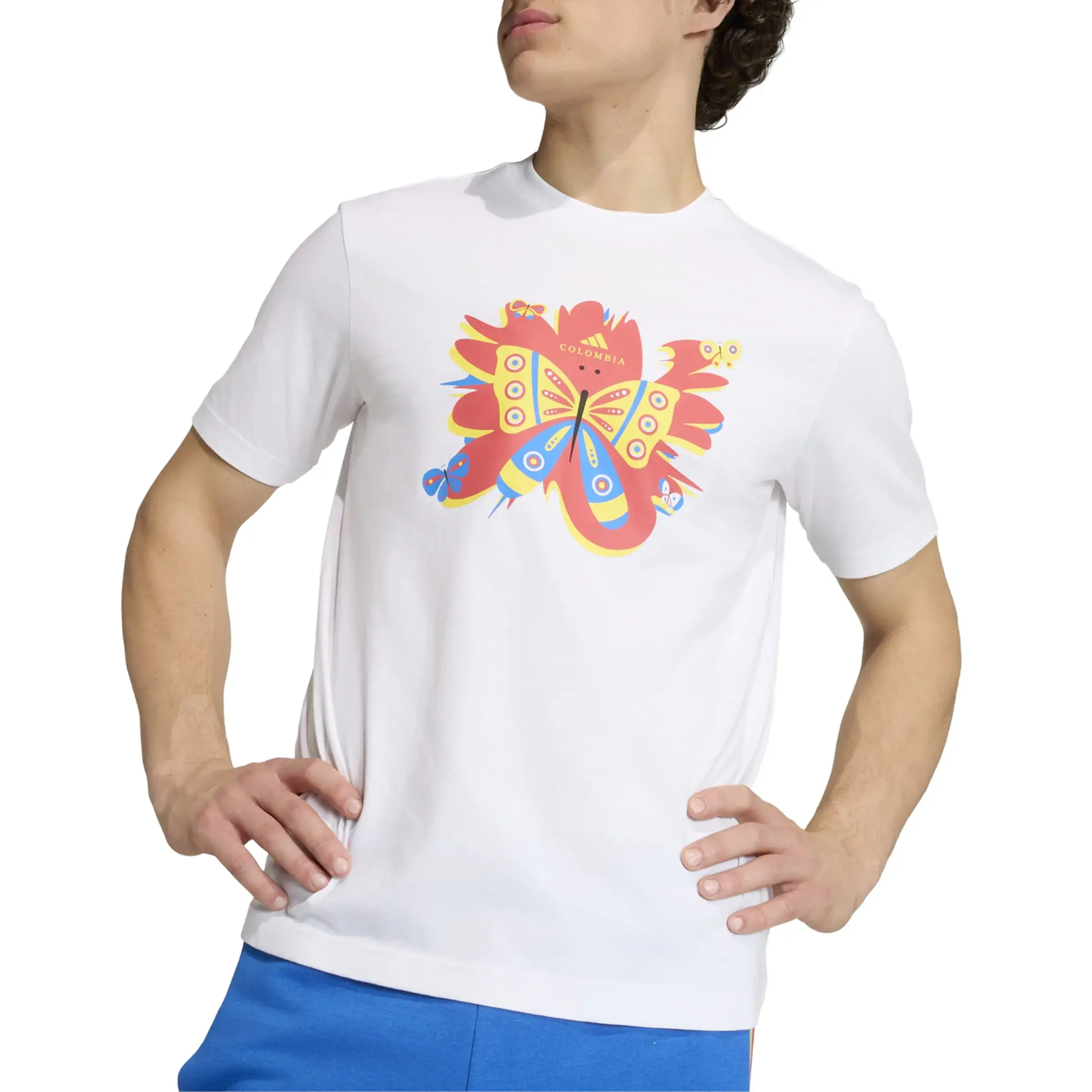 adidas 2026 Colombia Men's DNA Tee - Image 4