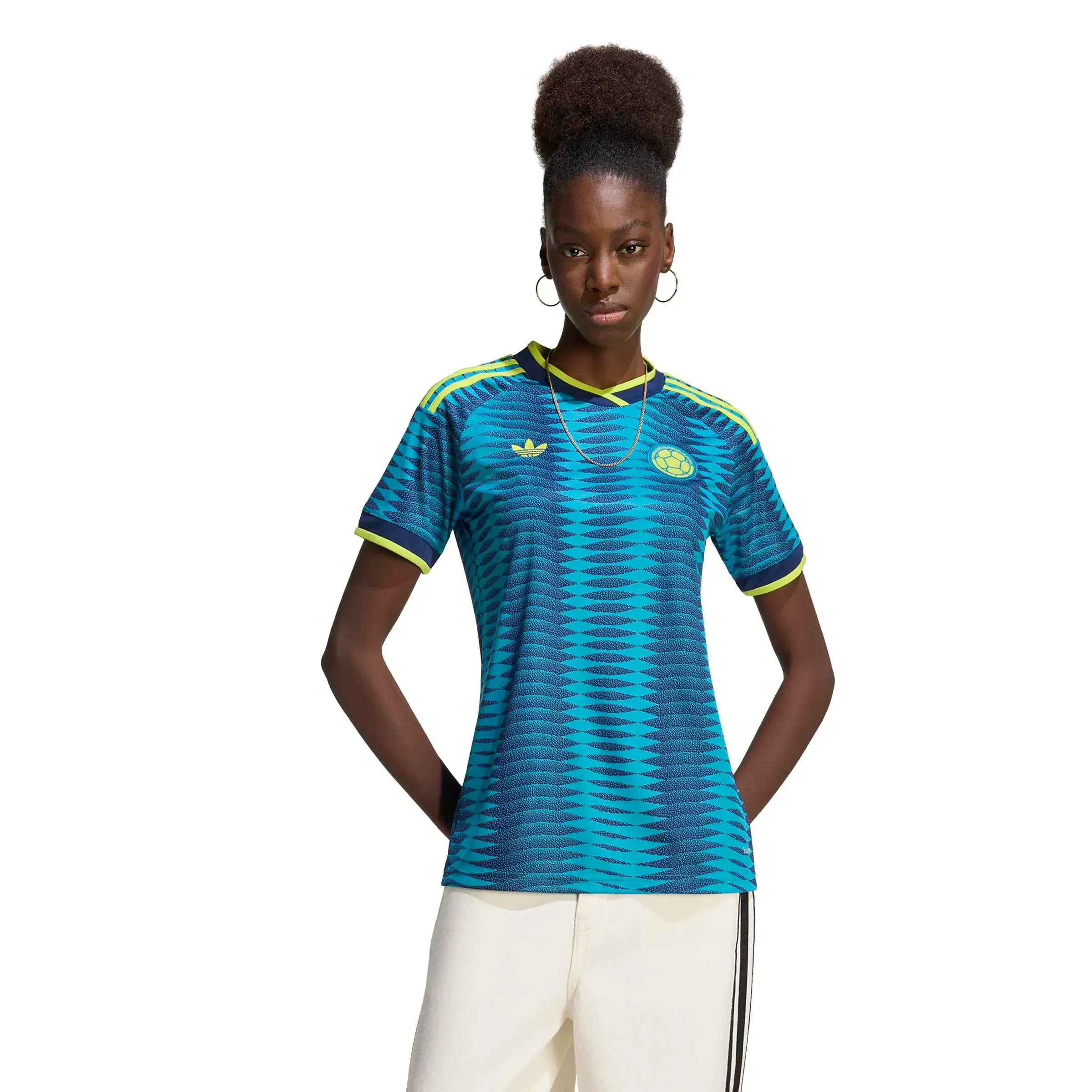 adidas 2026 Colombia Women's Stadium Away Soccer Jersey - Image 3