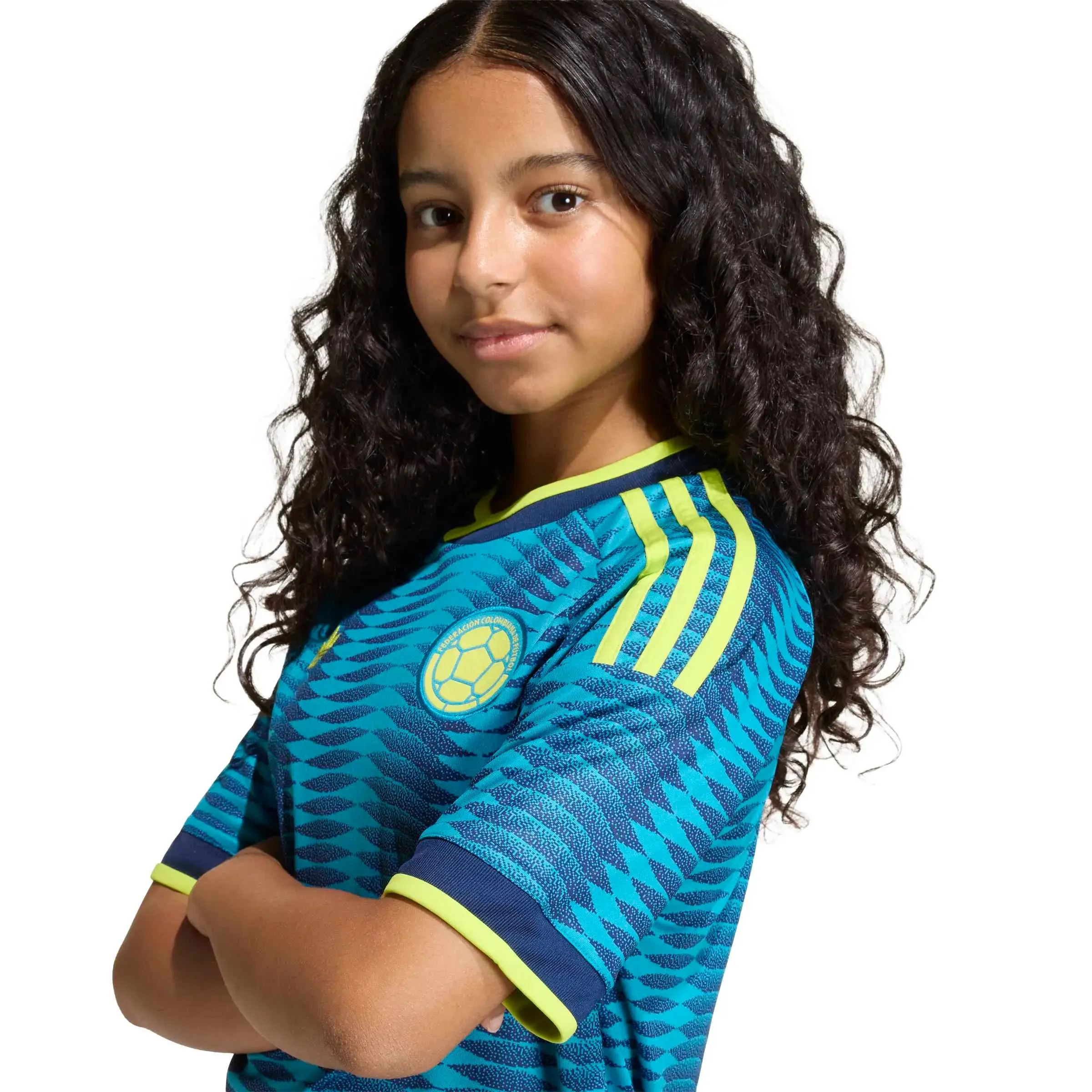 adidas 2026 Colombia Youth Stadium Away Soccer Jersey - Image 3