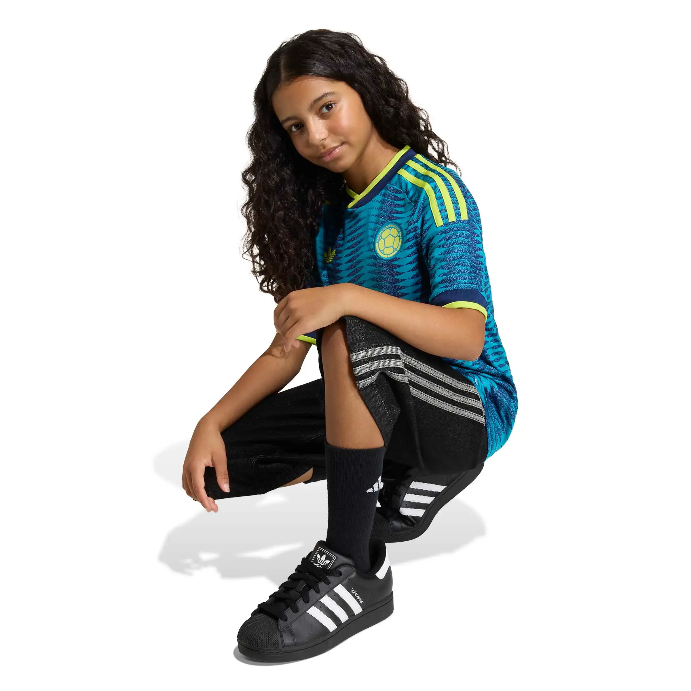 adidas 2026 Colombia Youth Stadium Away Soccer Jersey - Image 7