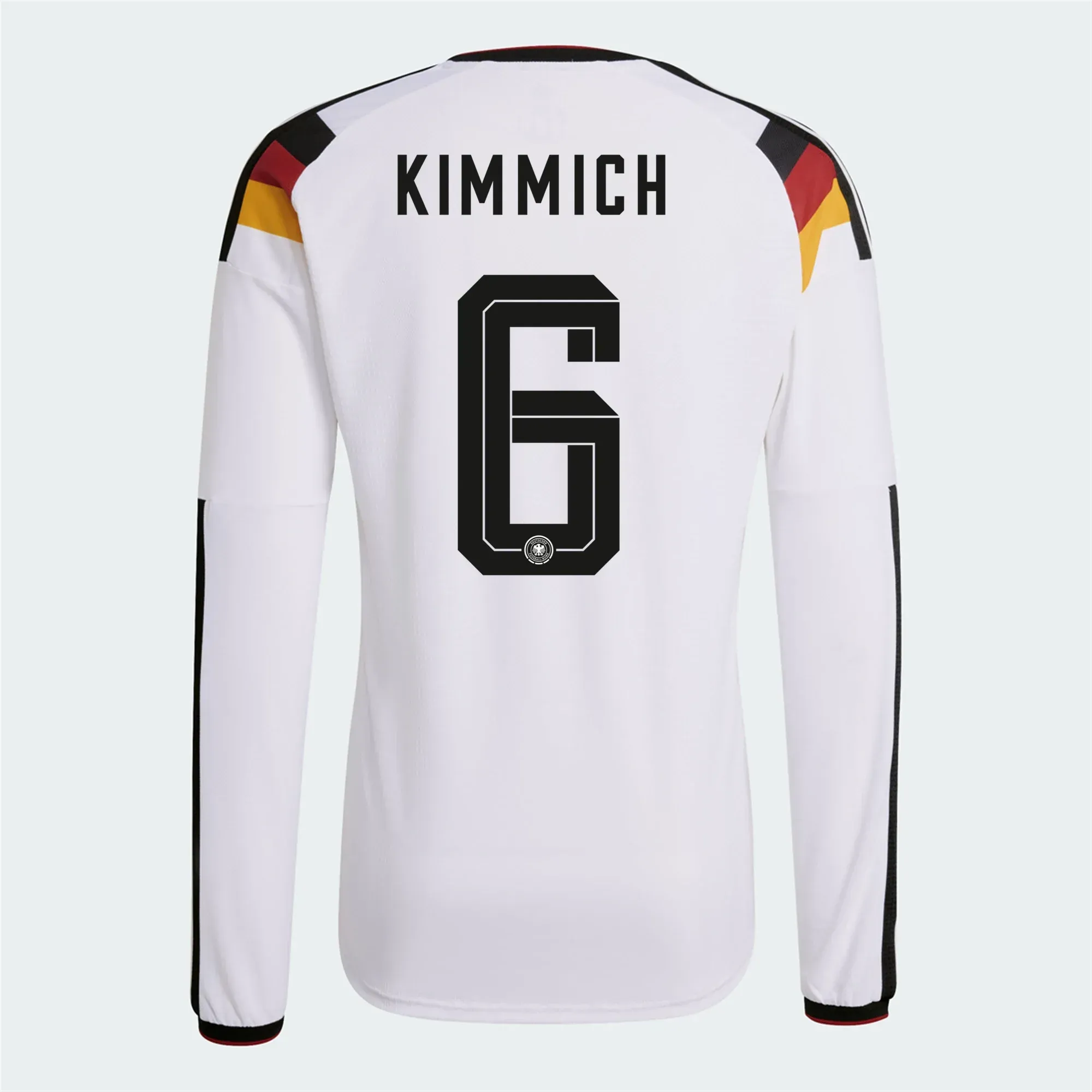 adidas 2026 Germany Men's Authentic Home Long-Sleeve Soccer Jersey - Image 12