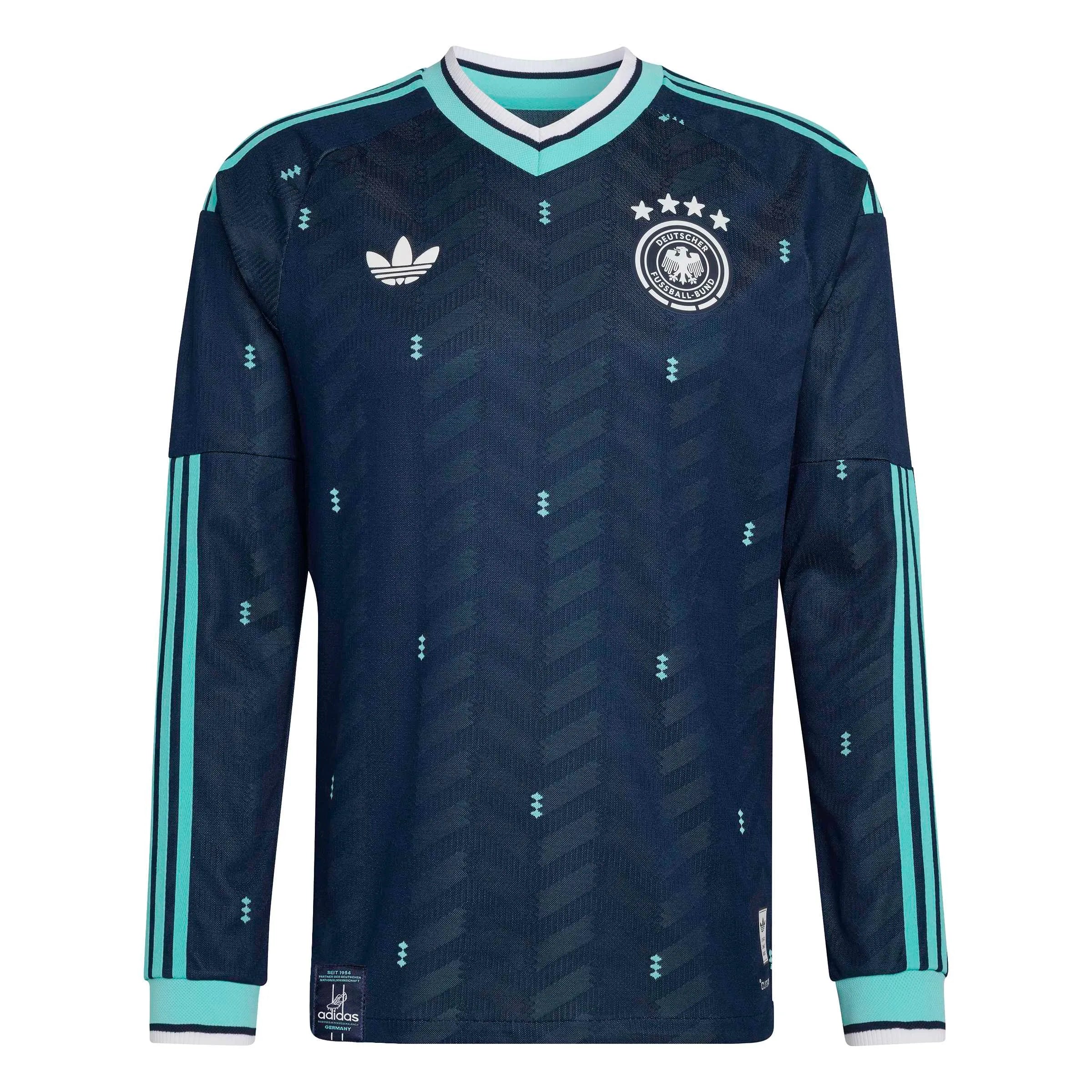 adidas 2026 Germany Men's Authentic Away Long-Sleeve Soccer Jersey