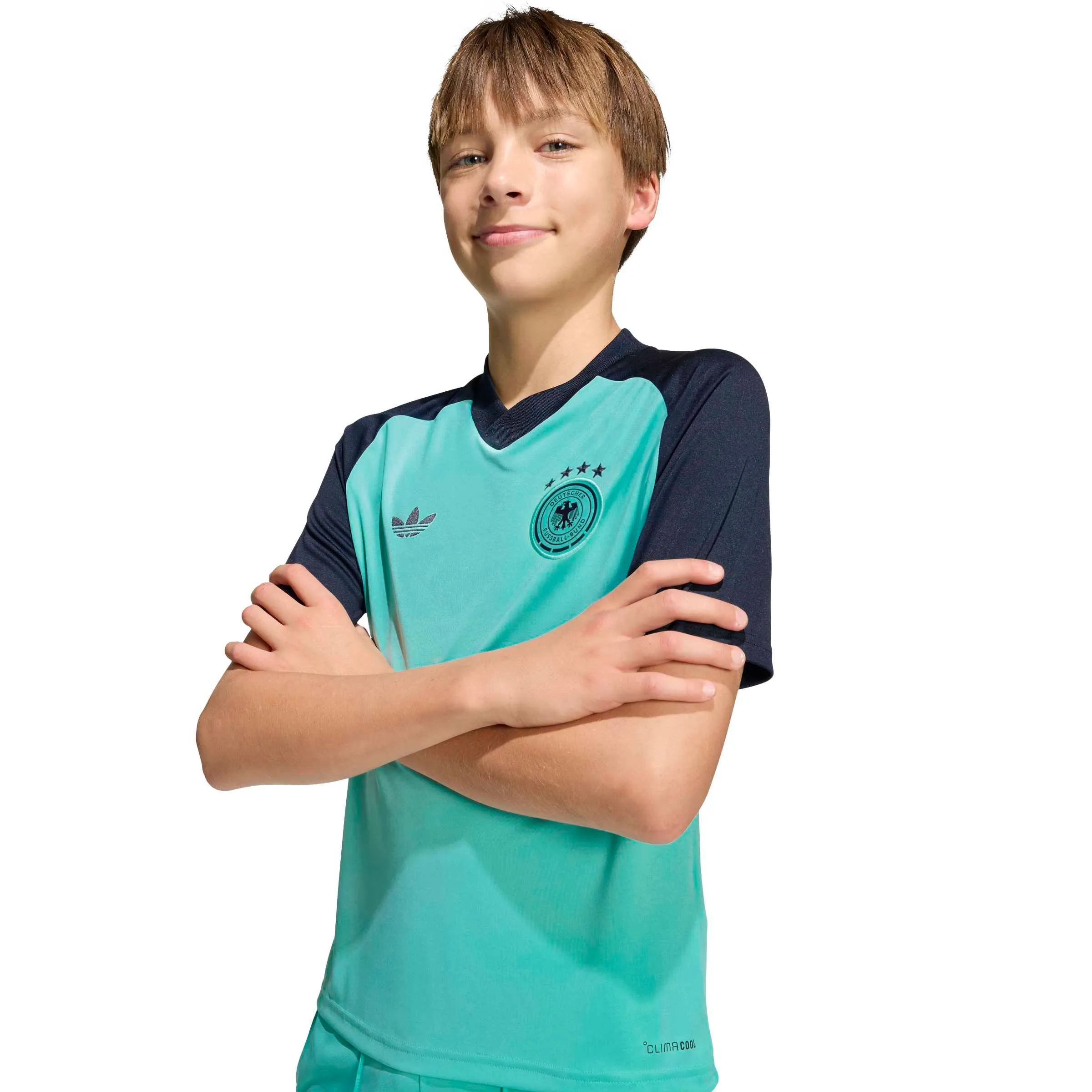 adidas 2026 Germany Youth Away Pre-Match Soccer Jersey - Image 3