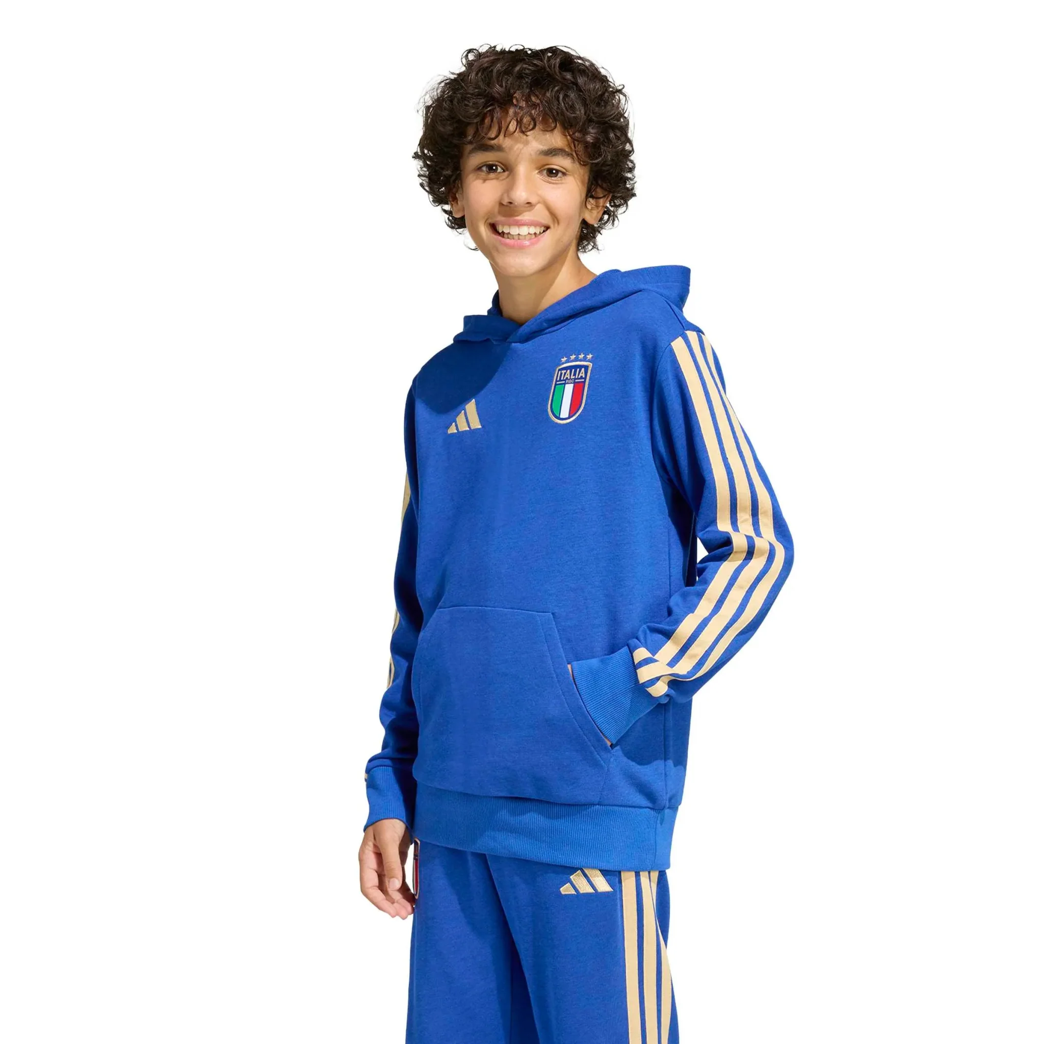 adidas 2026 Italy Youth DNA Hoodie - Image 4